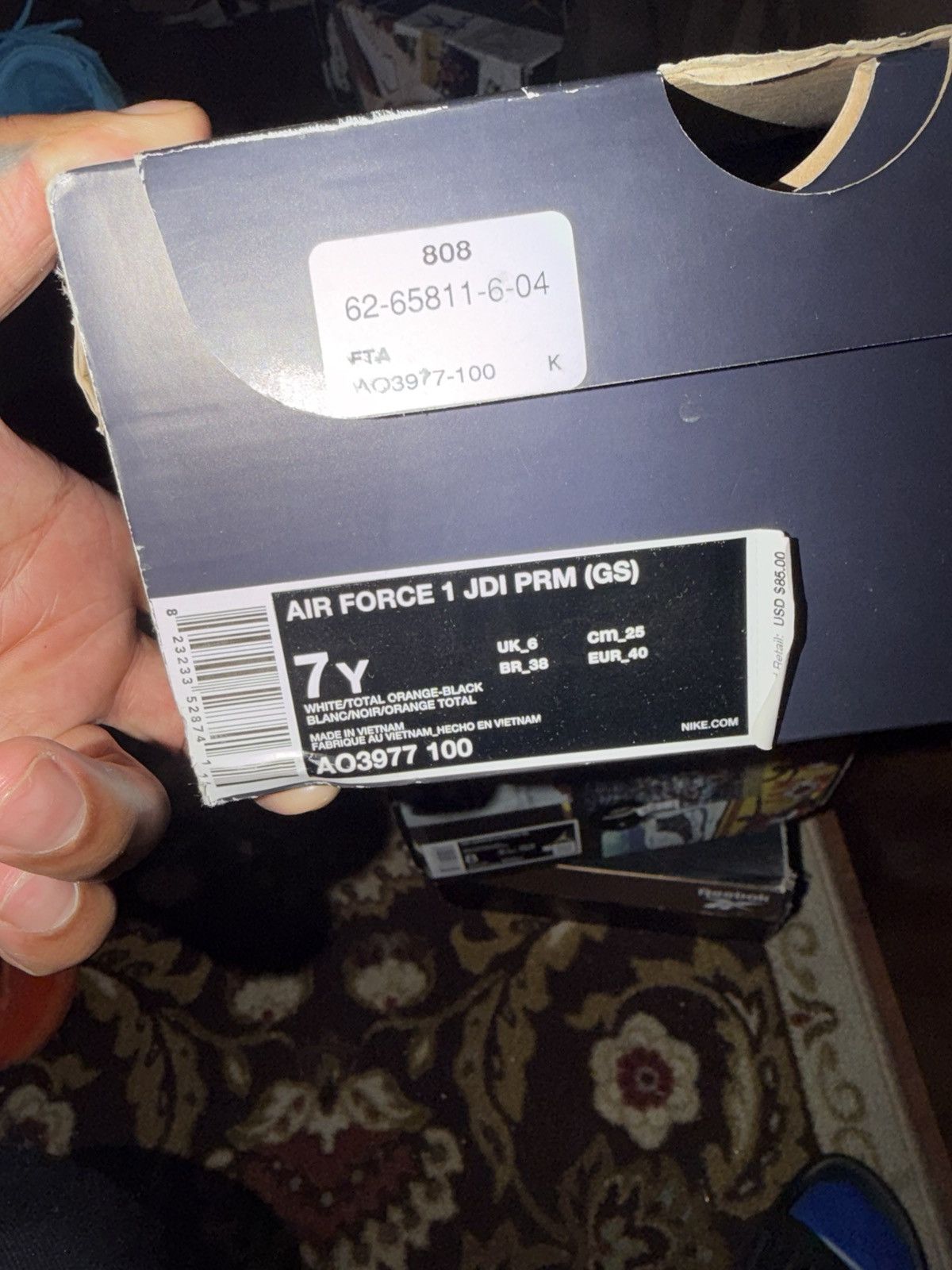 Nike Just Do It Air Force 1 Size US 7 / EU 40 - 7 Thumbnail