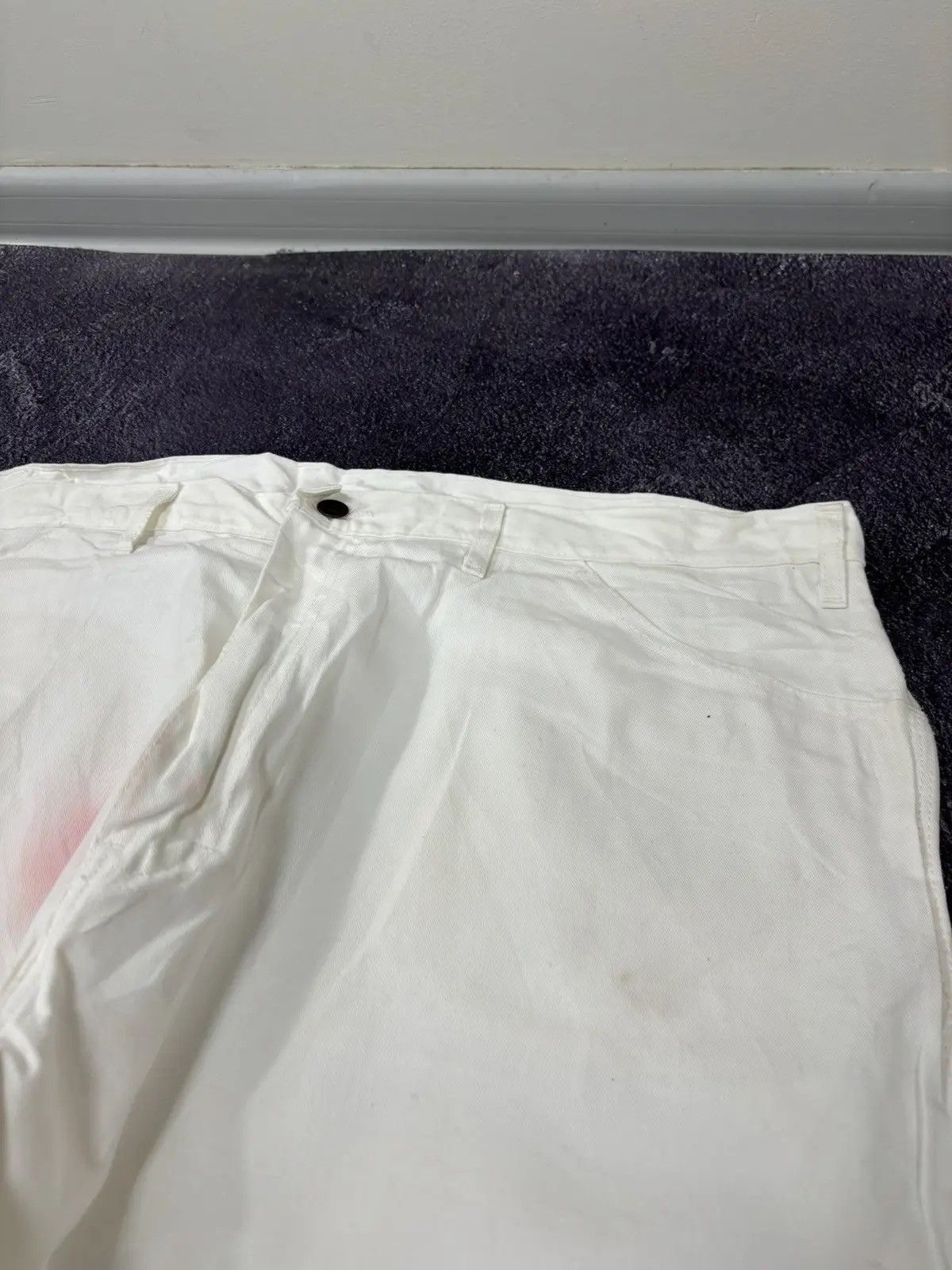 Dickies × Vintage Vintage Dickies Y2K White USA Hype Work Baggy Pants Size US 44 / EU 60 - 11 Thumbnail