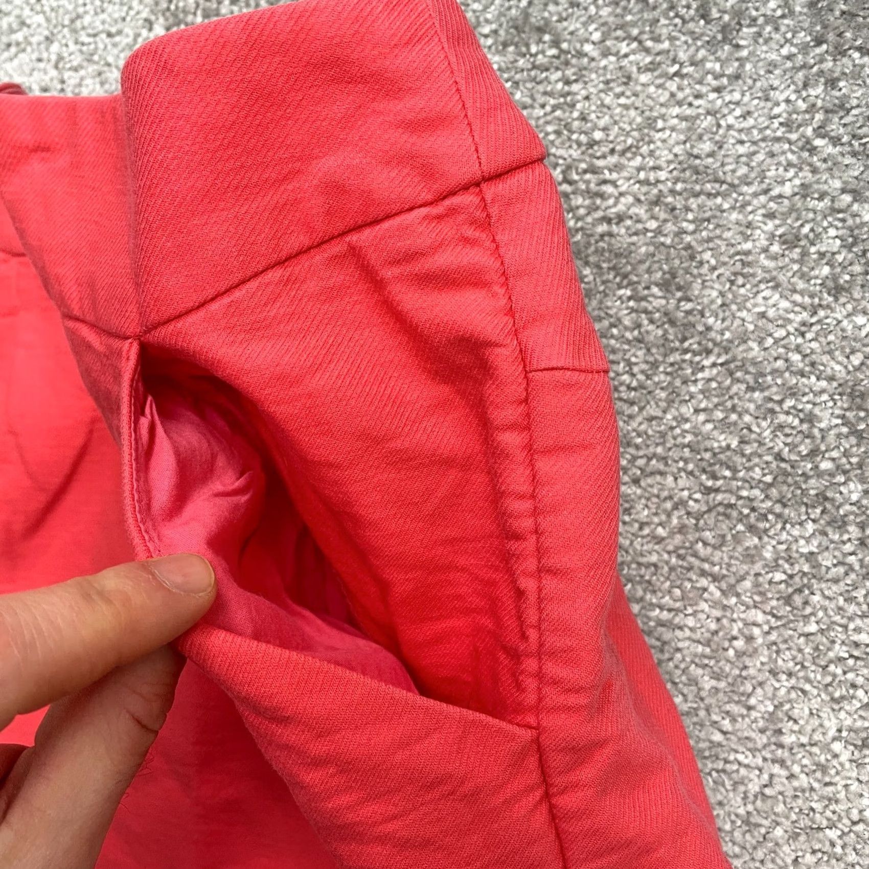 J.Crew VINTAGE J.Crew The Pencil Skirt Skirt Womens 0 Pink Knee Length Straight Cotton Pockets Work Size 25" / US 0 / IT 36 - 3 Thumbnail
