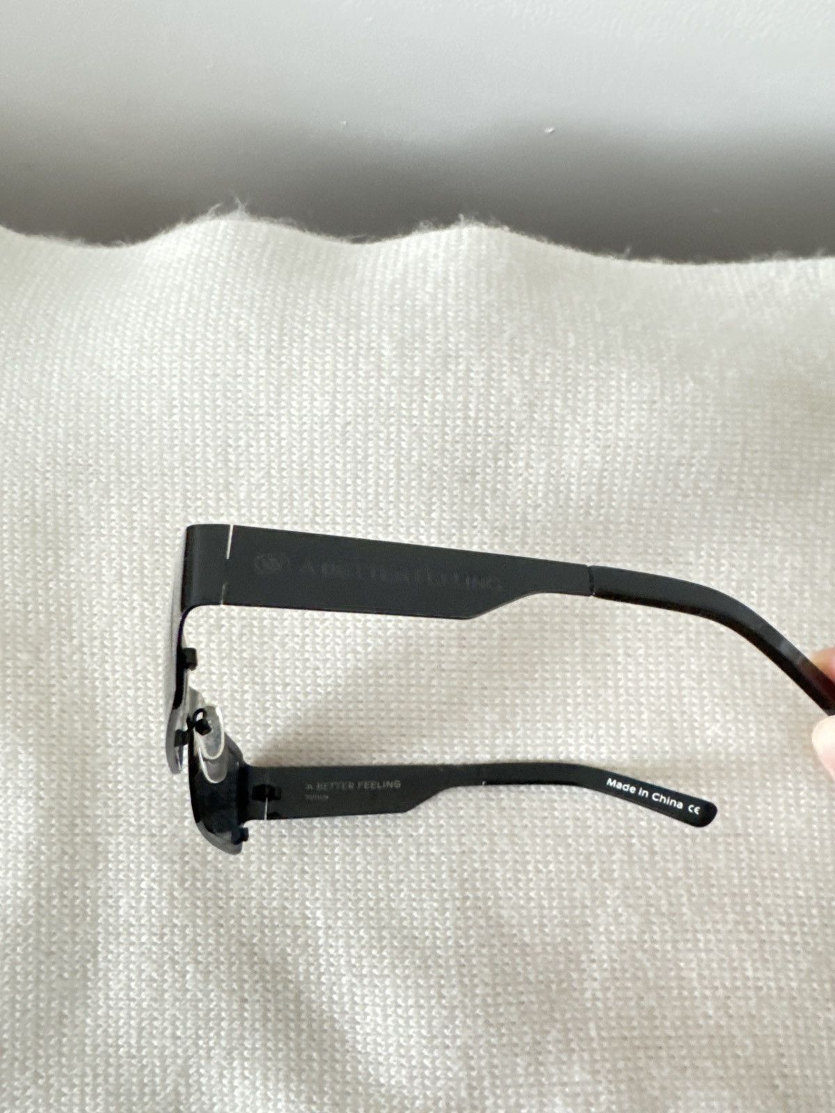 A Better Feeling A Better Feeling Black Pollux Unisex Sunglasses Size ONE SIZE - 3 Thumbnail