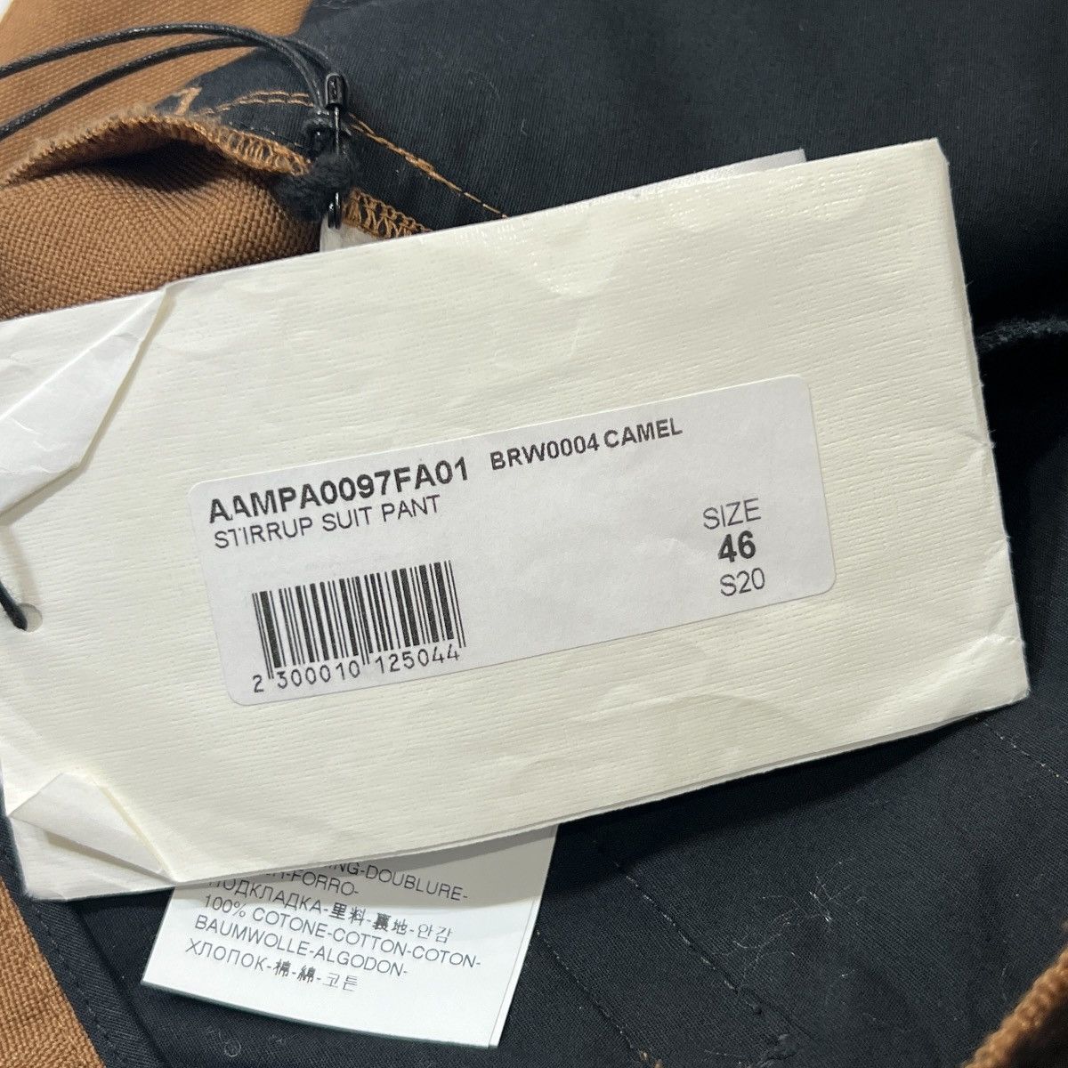 1017 ALYX 9SM 1017 ALYX 9SM Super Kid Mohair Wool Straps Suit Pants Size US 44 / EU 60 - 12 Thumbnail