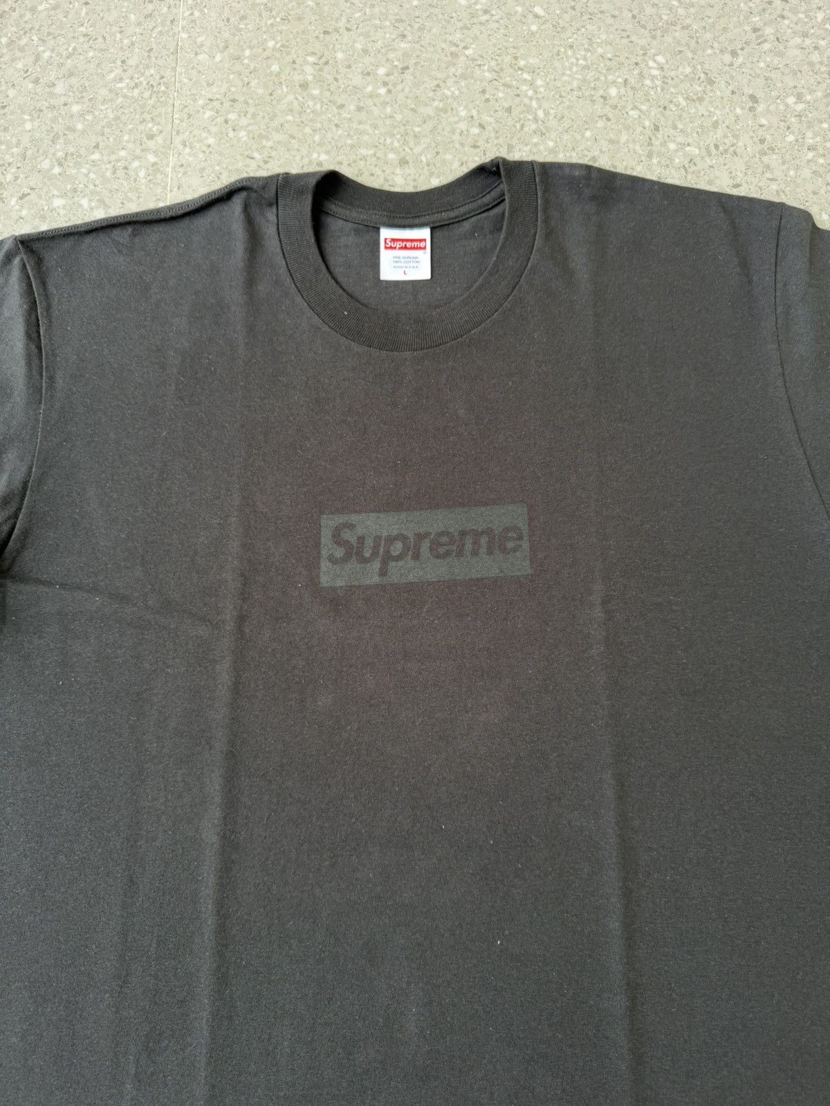 Supreme Supreme Black Tonal Box Logo Size US L / EU 52-54 / 3 - 1 Thumbnail