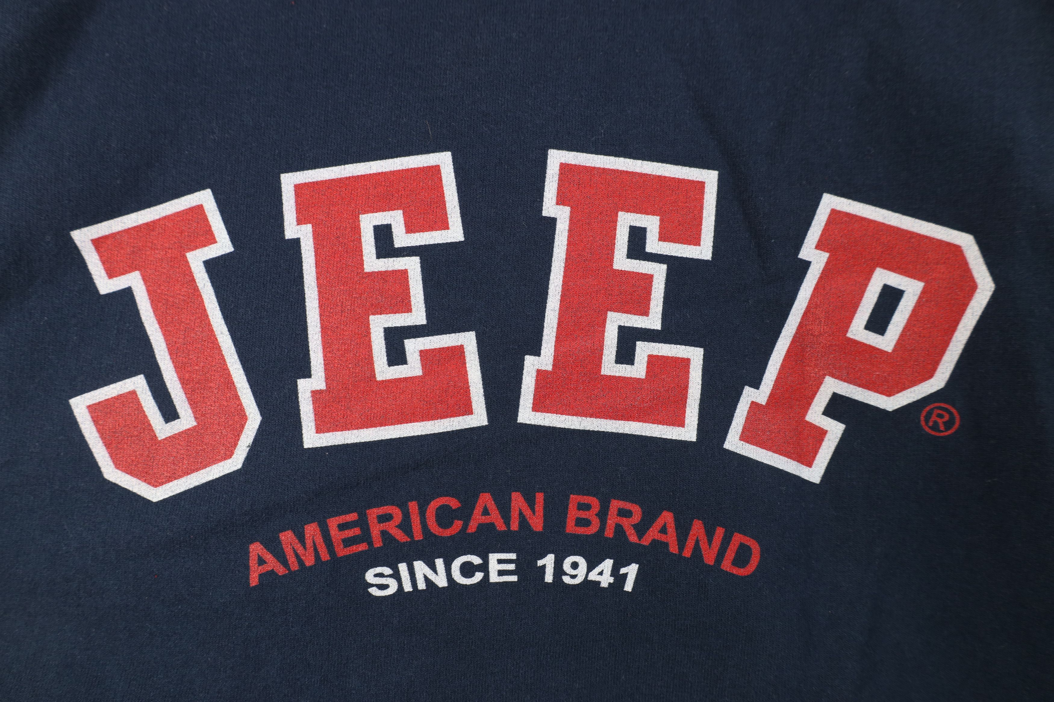 Vintage Vintage 90s Y2K Jeep Motor Co Heavy Crewneck Sweatshirt Size US XXL / EU 58 / 5 - 4 Thumbnail