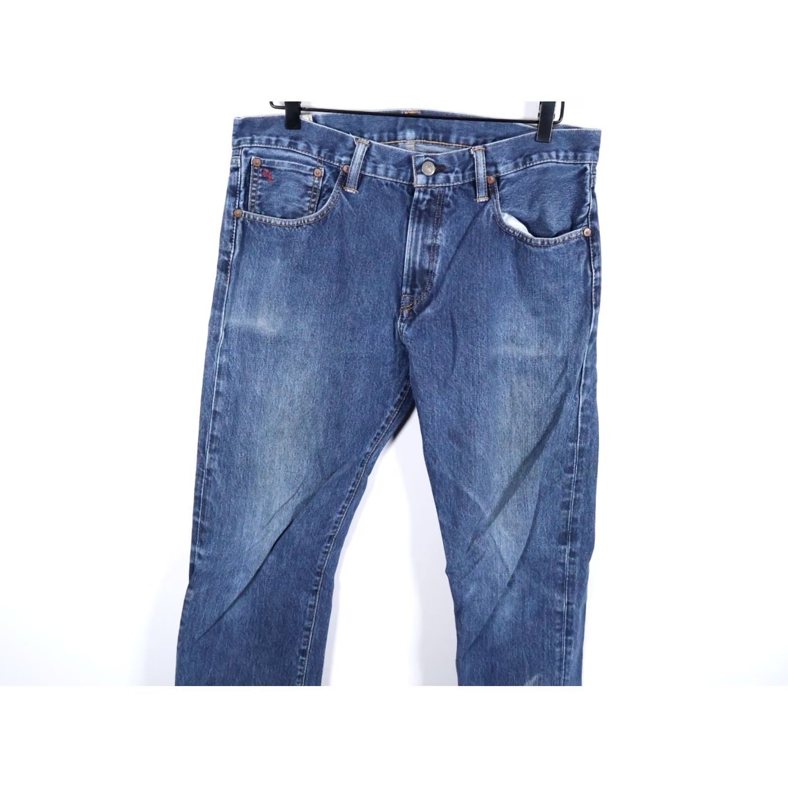 Polo Ralph Lauren Polo Ralph Lauren Jeans Men 34 x 34 Blue Hampton Straight Leg 100% Cotton Denim Vintage 90s Grunge Retro Style Shoes? Size US S / EU 44-46 / 1 - 4 Thumbnail