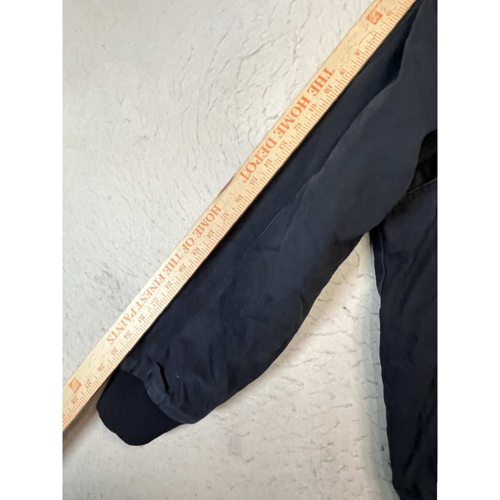 Vintage Brazos Jacket Bomber Hooded Canvas Full Zip Black 2XL Men Size US XXL / EU 58 / 5 - 5 Thumbnail