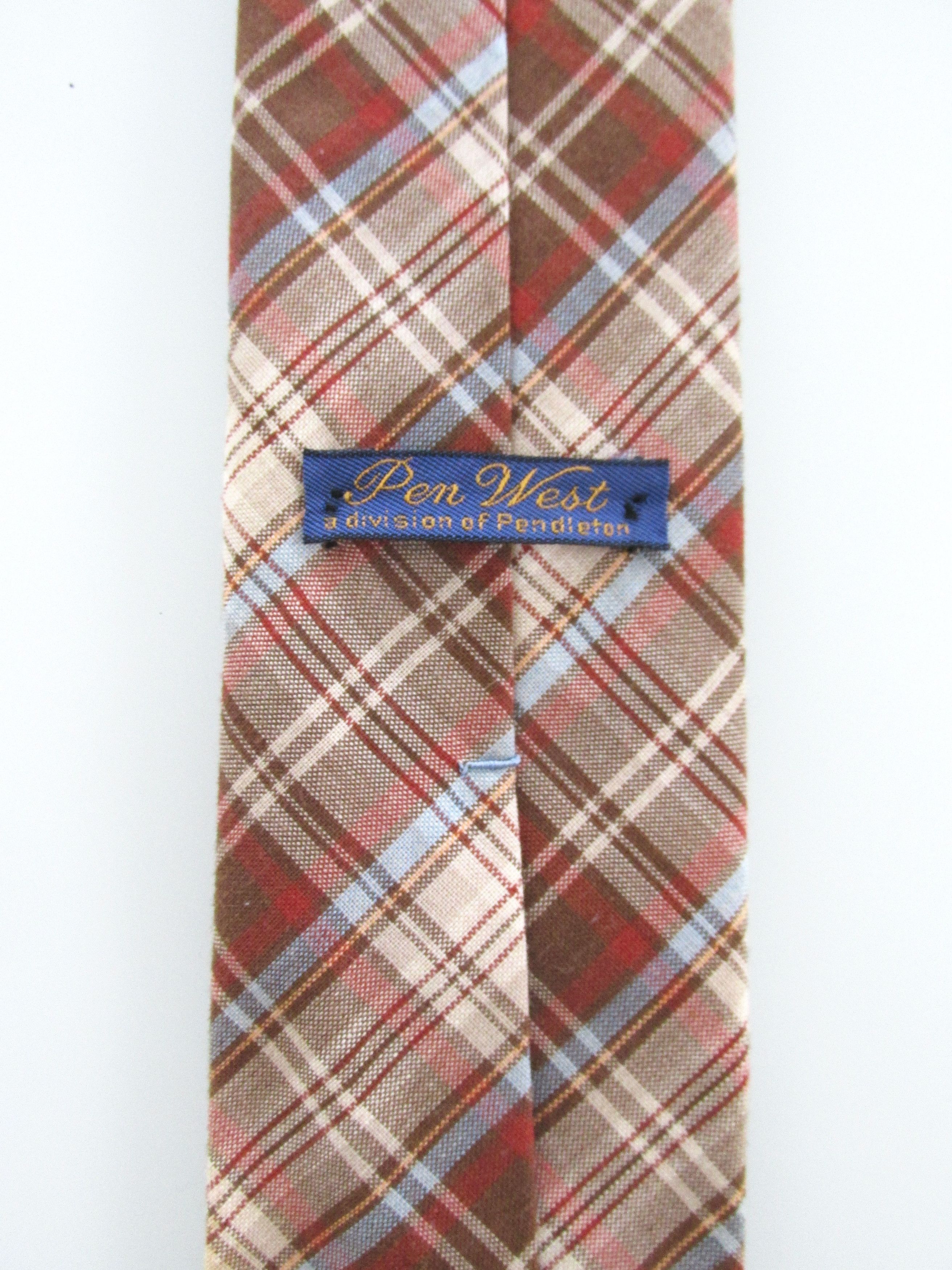 Vintage Pen West Pendleton Vintage Men's Tartan Plaid Tie Size ONE SIZE - 6 Thumbnail