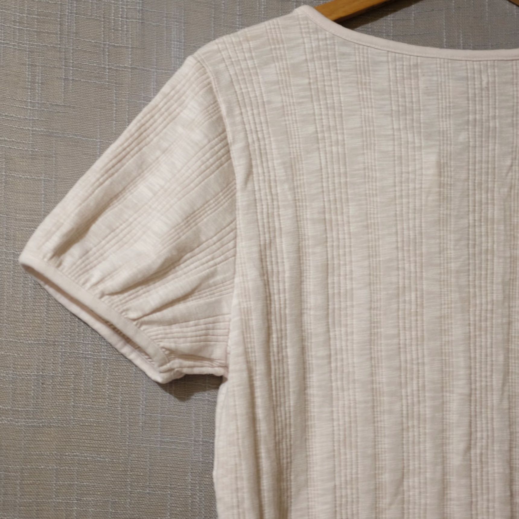 Vintage VINTAGE Free Assembly Knit Top BLOSSOM Tied Neck Stretch Casual Women's XL Blouse Knit Top - Bloosom - 90s? Size XL / US 12-14 / IT 48-50 - 6 Thumbnail