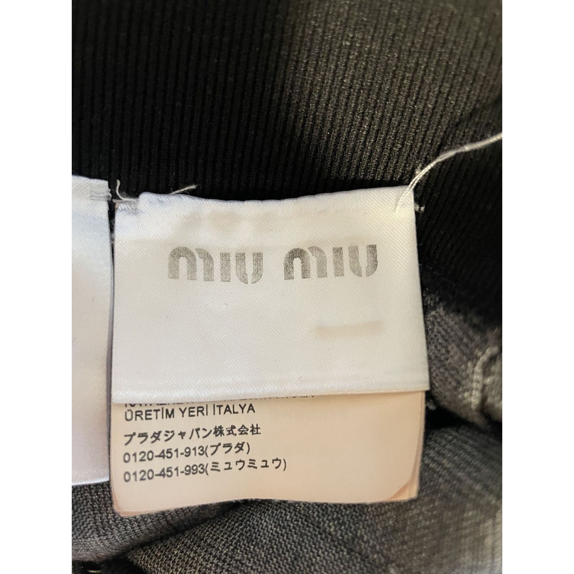 Miu Miu Miu Miu Womens Gray Pleated Mini Skirt With Elastic Waistban Size 38" / US 16 / IT 52 - 9 Thumbnail