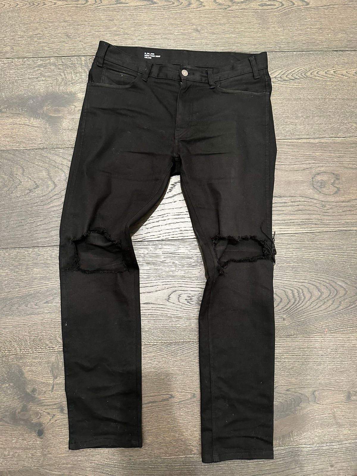 image of Celine Heidi Slimane Men’S Jeans in Black, Men's (Size 31)