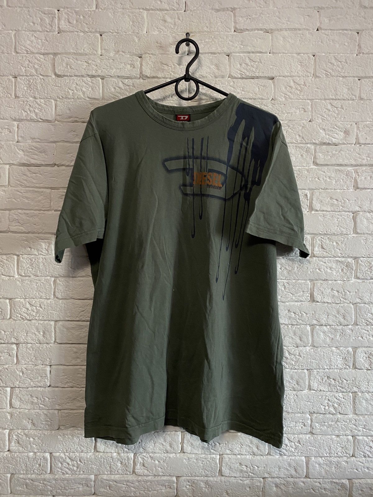 Diesel × Vintage Vintage Bootleg Diesel Y2K T-shirt Size US XL / EU 56 / 4 - 1 Thumbnail