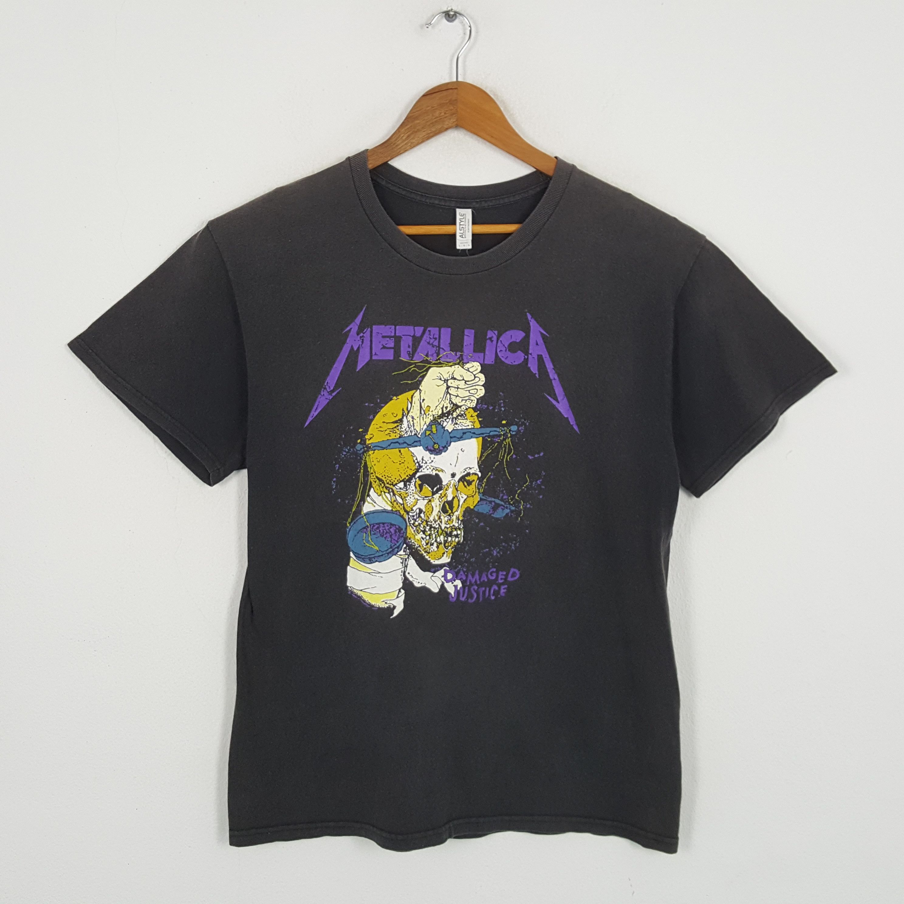 Band Tees × Metallica × Vintage Vintage METALLICA American Heavy Metal Band T-Shirts Size US L / EU 52-54 / 3 - 1 Thumbnail