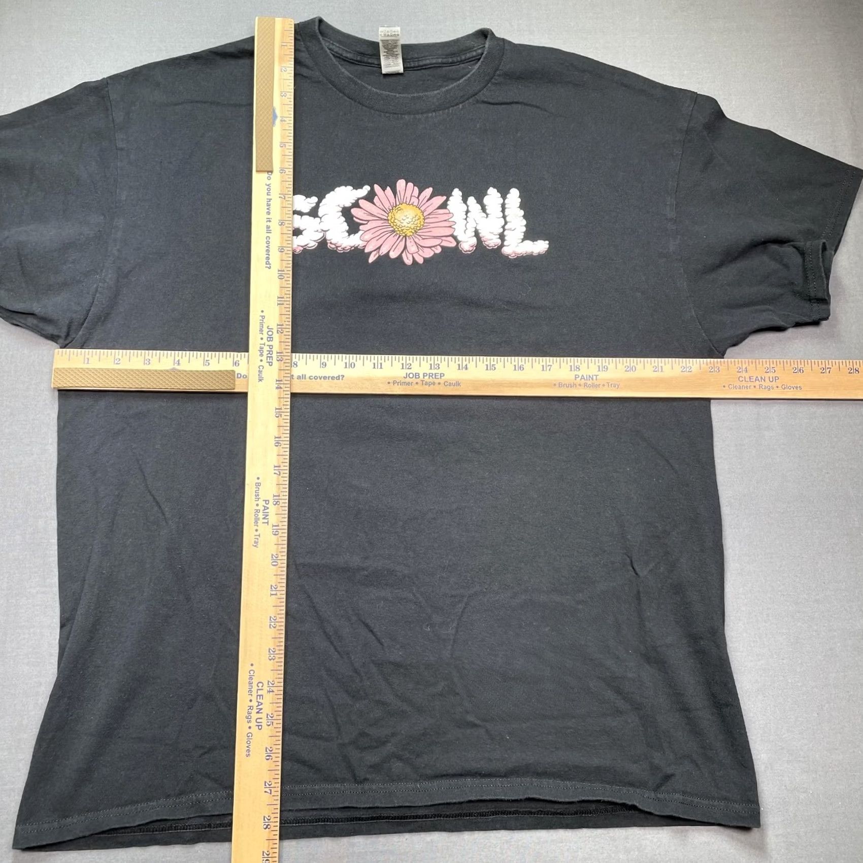Gildan Scowl Flatspot Shirt Mens XL Black Flower Graphic Hardcore Band Tee Gildan Size US XL / EU 56 / 4 - 6 Thumbnail