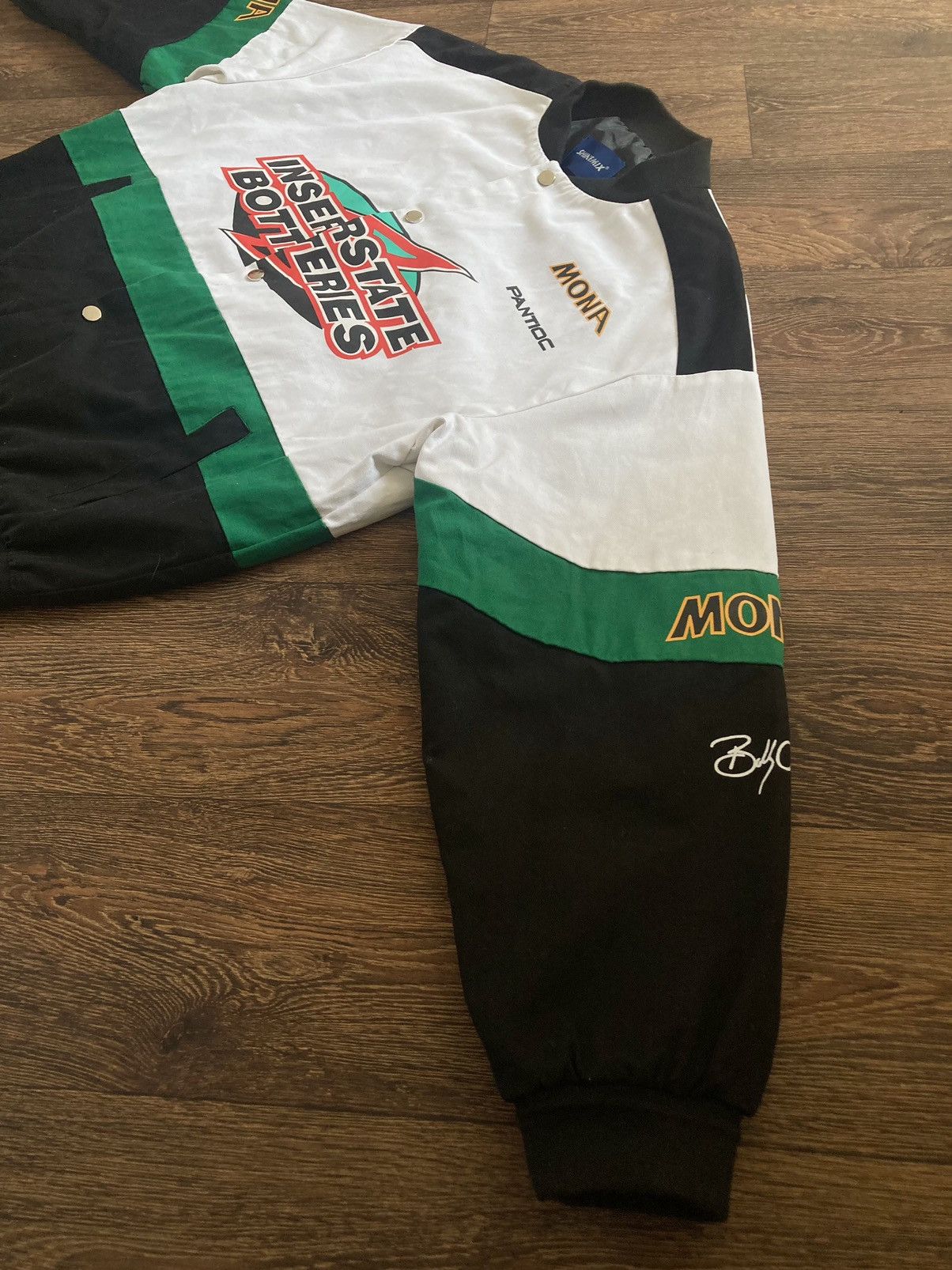 Vintage Vintage NASCAR Formula 1 Interstate Botteries Racing Jacket Size US XL / EU 56 / 4 - 7 Thumbnail