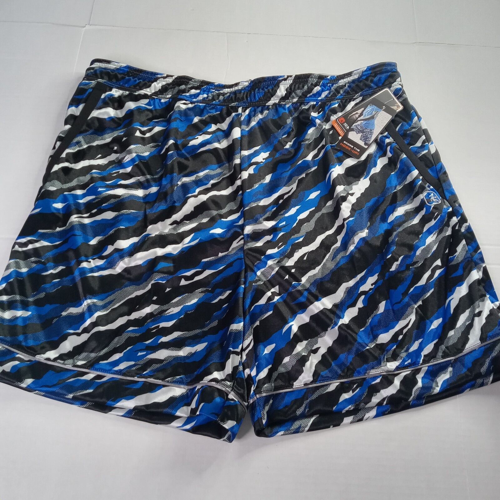 Other 2 AND1 Offense Gym Shorts Mens 3XL Blue Black Gray 8" Inseam Size US 44 / EU 60 - 2 Thumbnail