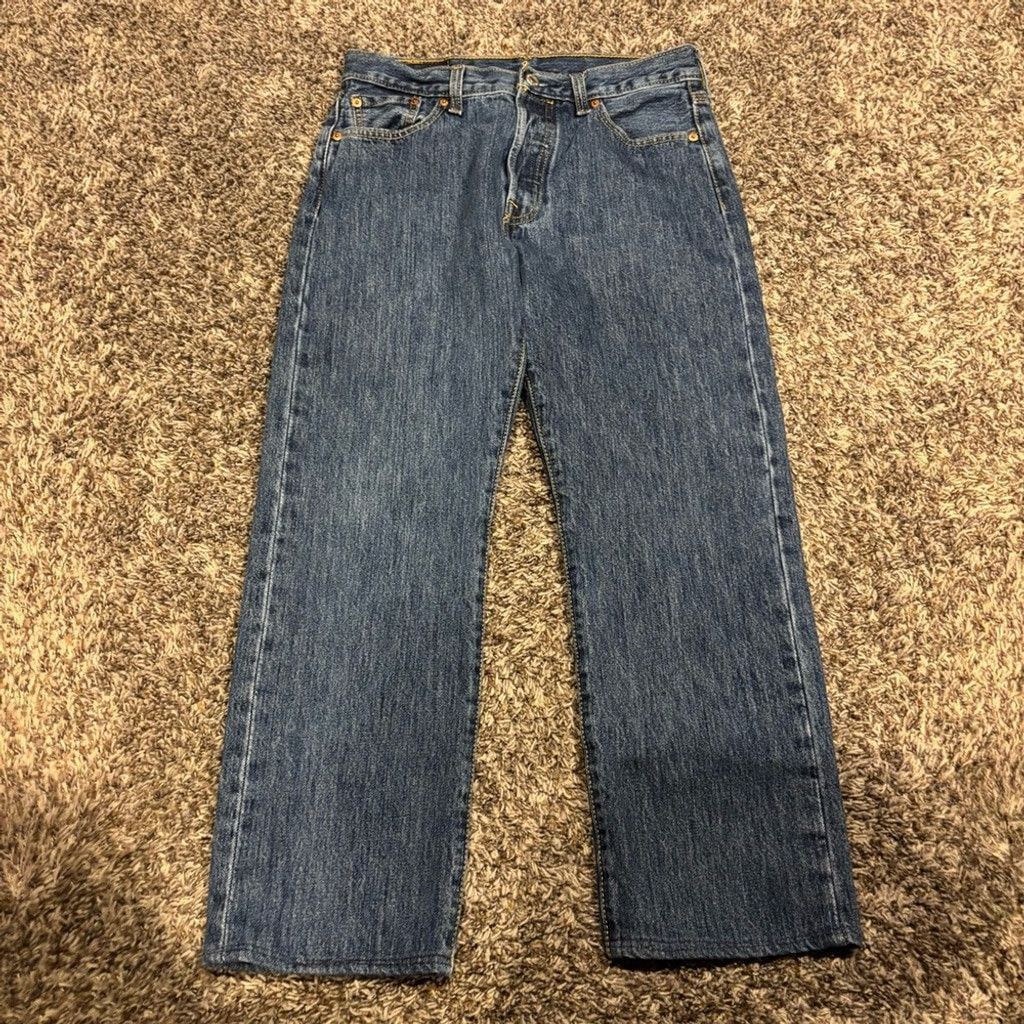 Levi's Men’s Levi's 501 Regular Straight Jeans Size US 30 / EU 46 - 4 Thumbnail