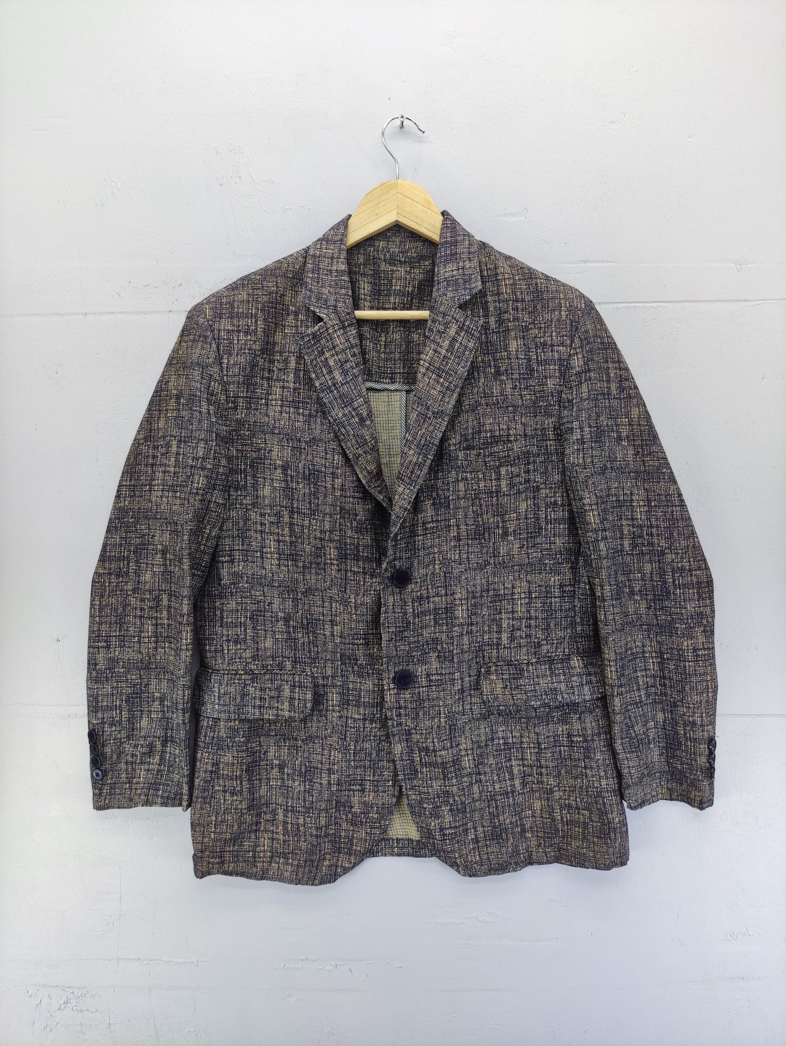 Vintage Vintage Black Lion Polymicro Crimp Coat Blazer Jacket Size US M / EU 48-50 / 2 - 1 Thumbnail