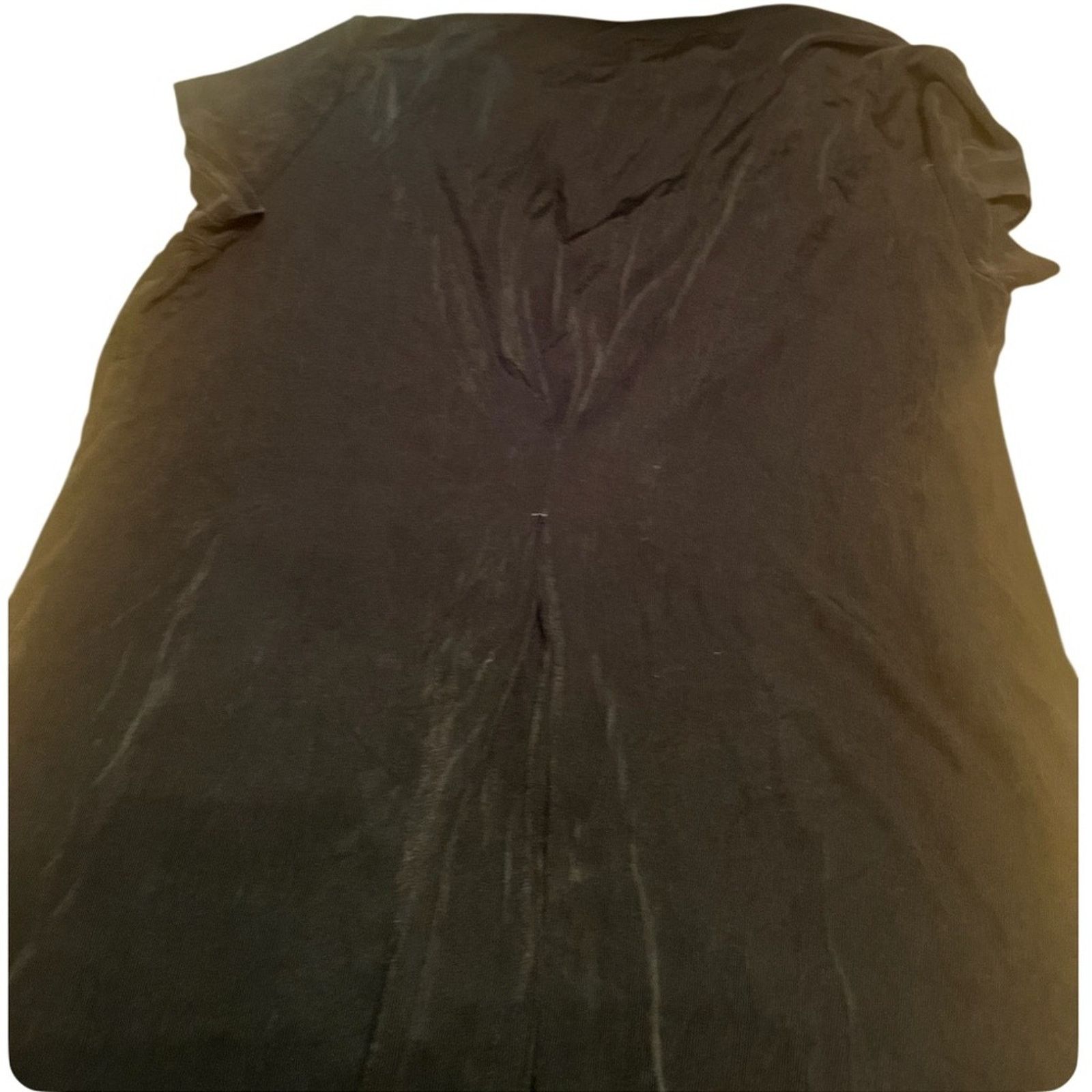 Chicos Chico's Classic Black V-neck cap sleeve Top, size 1 (8) Size M / US 6-8 / IT 42-44 - 2 Thumbnail