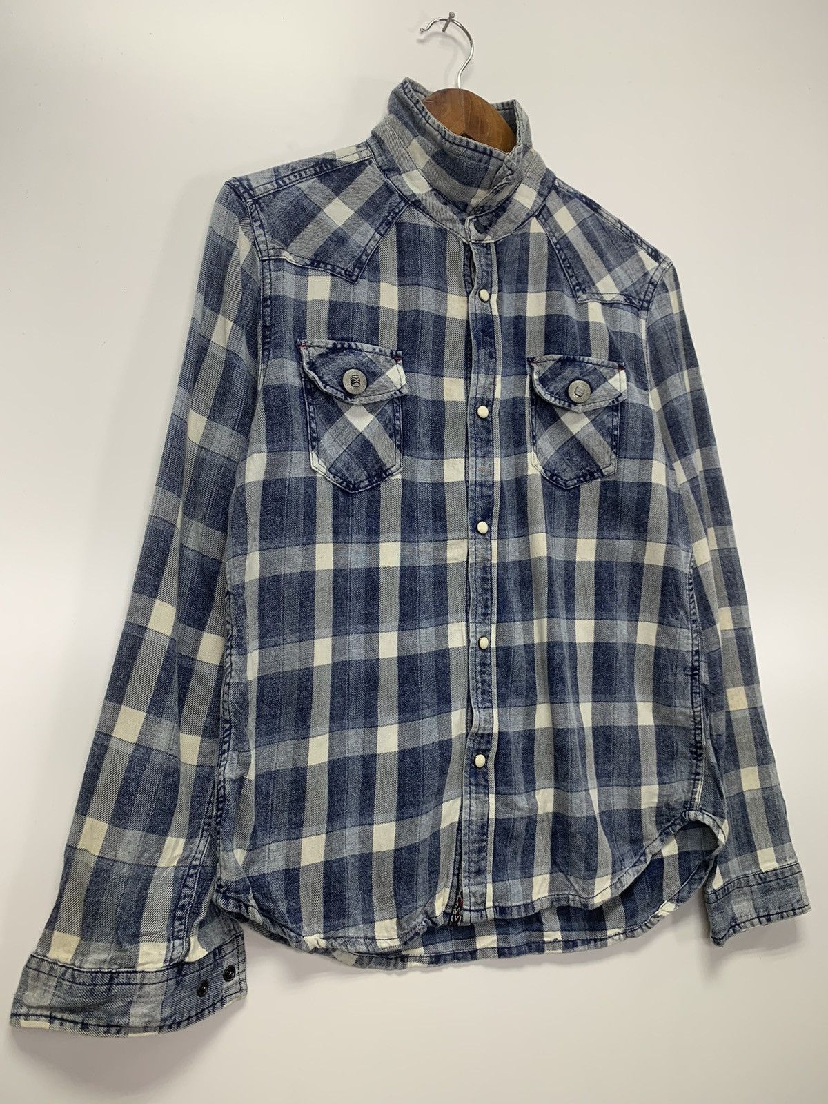Flannel × Japanese Brand × Vintage Vintage Oilcake Western flannel Size US M / EU 48-50 / 2 - 6 Thumbnail