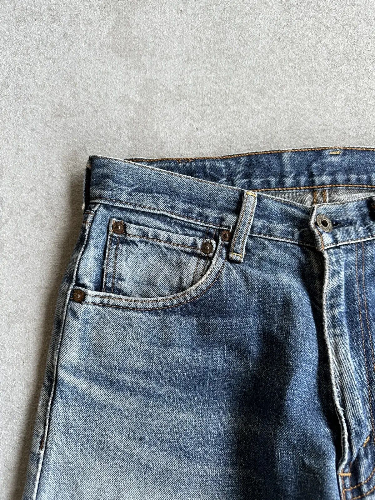 LVC CRAZY 🔥🔥 DISTRESSED DENIM 🧷 Vintage LEVI’S 503 Denim Pants Size US 29 - 3 Thumbnail