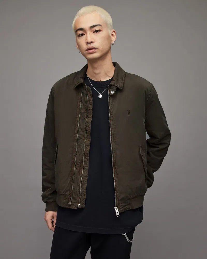 Allsaints Allsaints Nicks Ramskull Military Bomber Jacket Vintage LGB Size US S / EU 44-46 / 1 - 3 Thumbnail