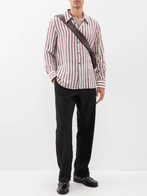 Wales Bonner BNWT AW23 WALES BONNER LANGSTON SHIRT 46 Size US S / EU 44-46 / 1 - 13 Thumbnail