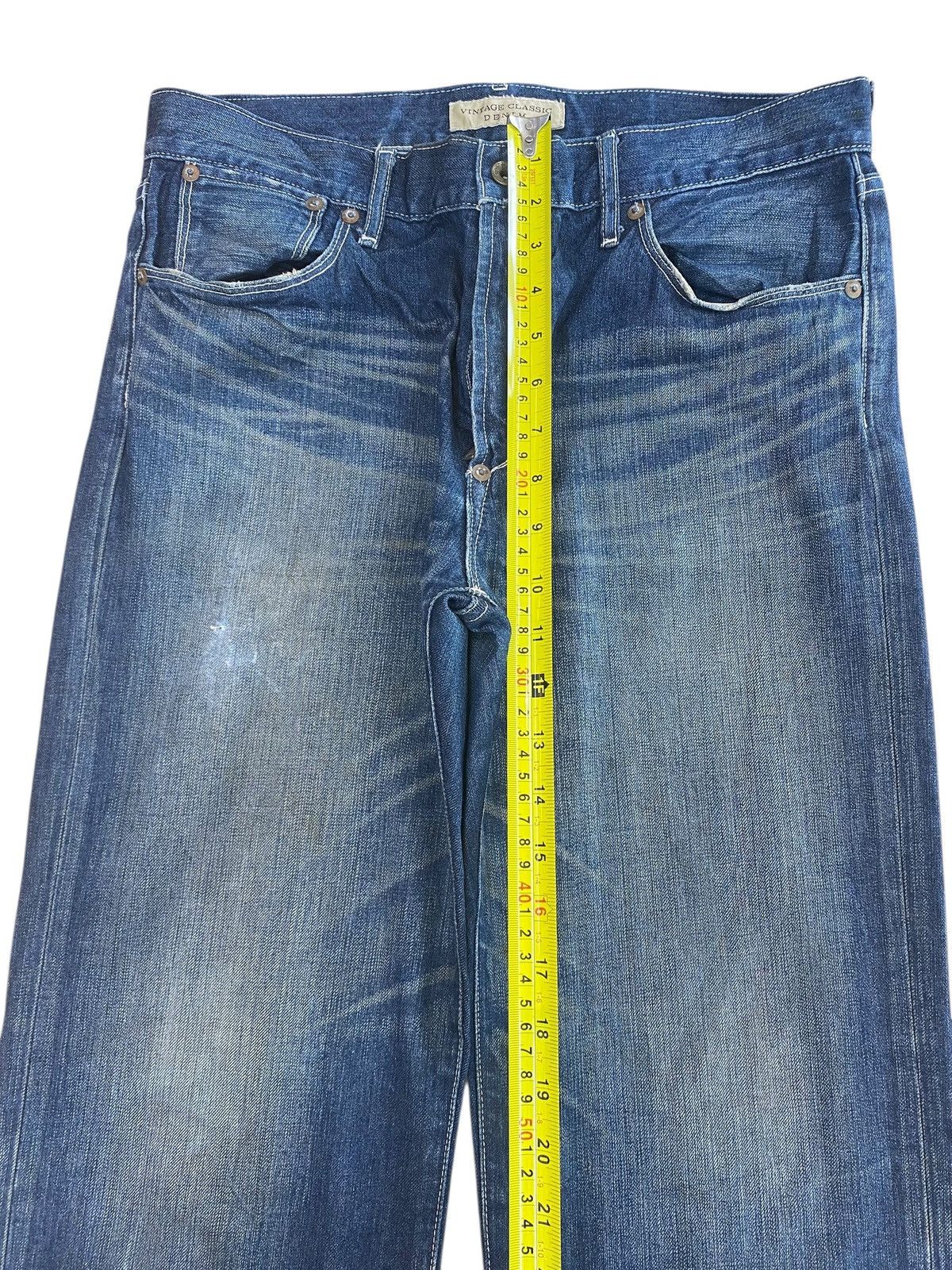 Uniqlo Uniqlo Vintage Whiskers Faded Wash Style Loose Jeans Size US 30 / EU 46 - 6 Thumbnail