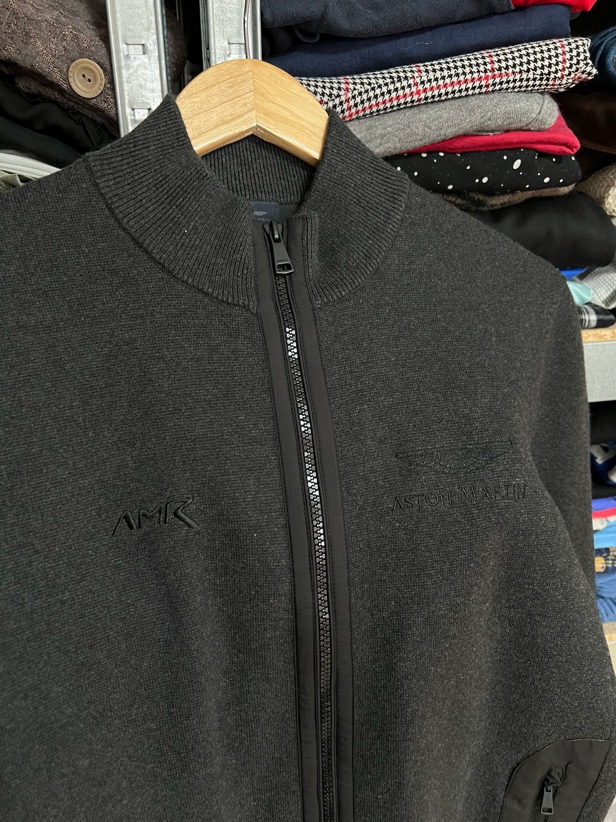Hackett Hackett Aston Martin Racing Full Zip Sweater Bomber Jacket Size US S / EU 44-46 / 1 - 4 Thumbnail
