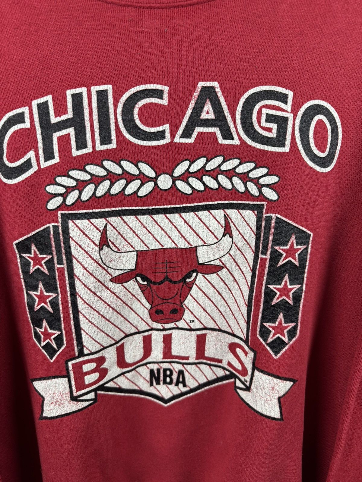 Vintage Vintage Chicago Bulls Big Logo Sweatshirt Size US XL / EU 56 / 4 - 4 Thumbnail