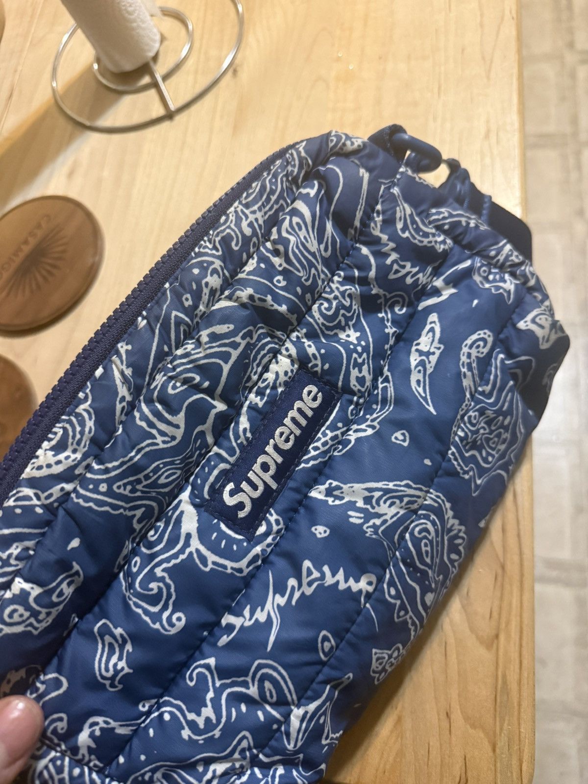 Supreme Supreme FW22 Paisley Puffer Side Bag Size ONE SIZE - 10 Thumbnail