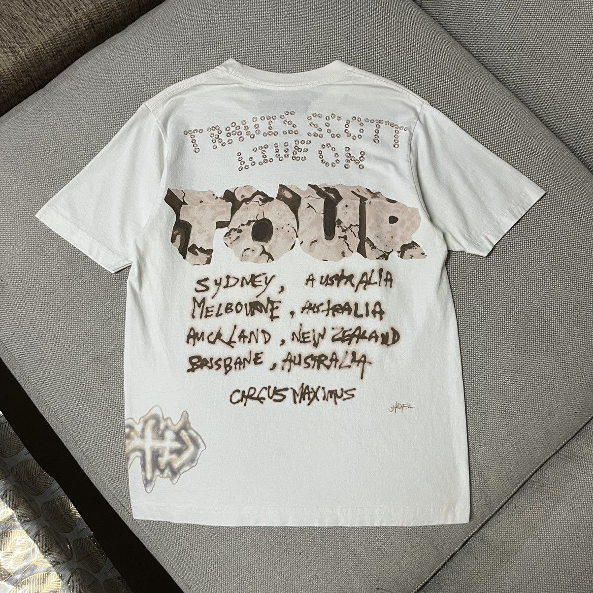 Travis Scott Travis Scott Utopia Tour Skitzo Circus Maximus Tee Size US M / EU 48-50 / 2 - 2 Thumbnail