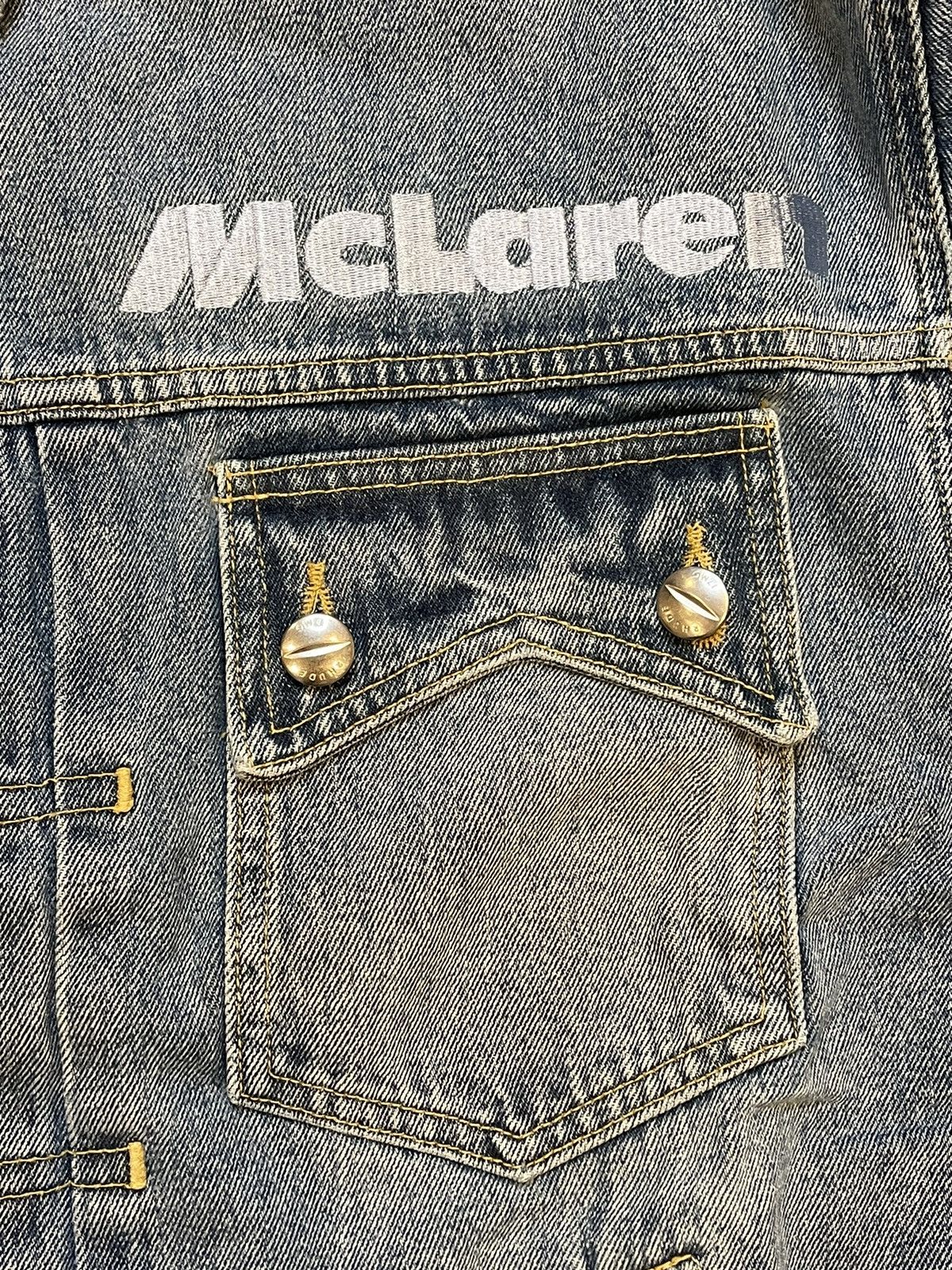 Rhude Rhude x Mclaren Denim Jacket Size US L / EU 52-54 / 3 - 2 Thumbnail