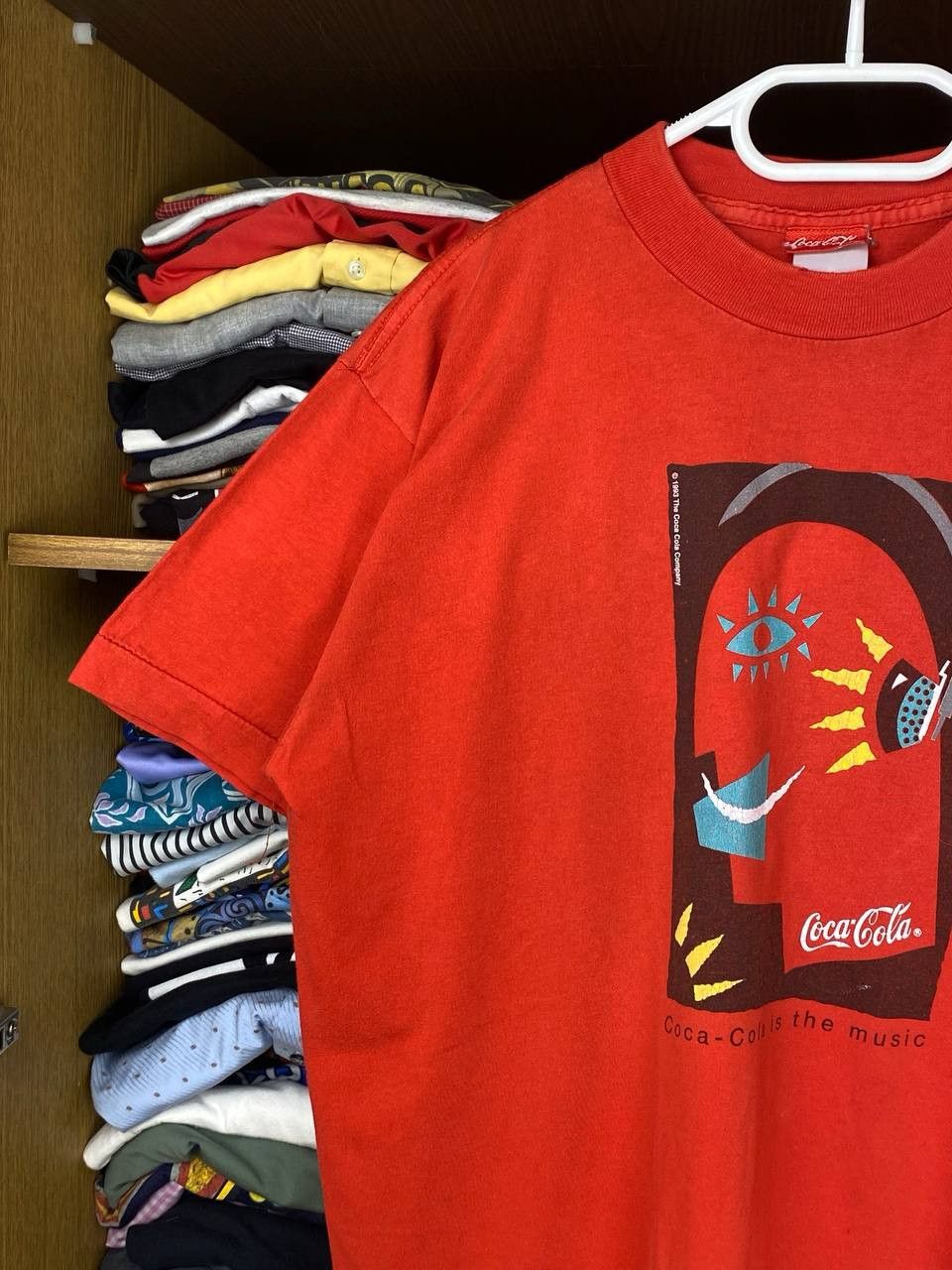 Coca Cola Vintage Coca Cola Is The Music 1993 Promo Graphic Tee Size US XL / EU 56 / 4 - 3 Thumbnail