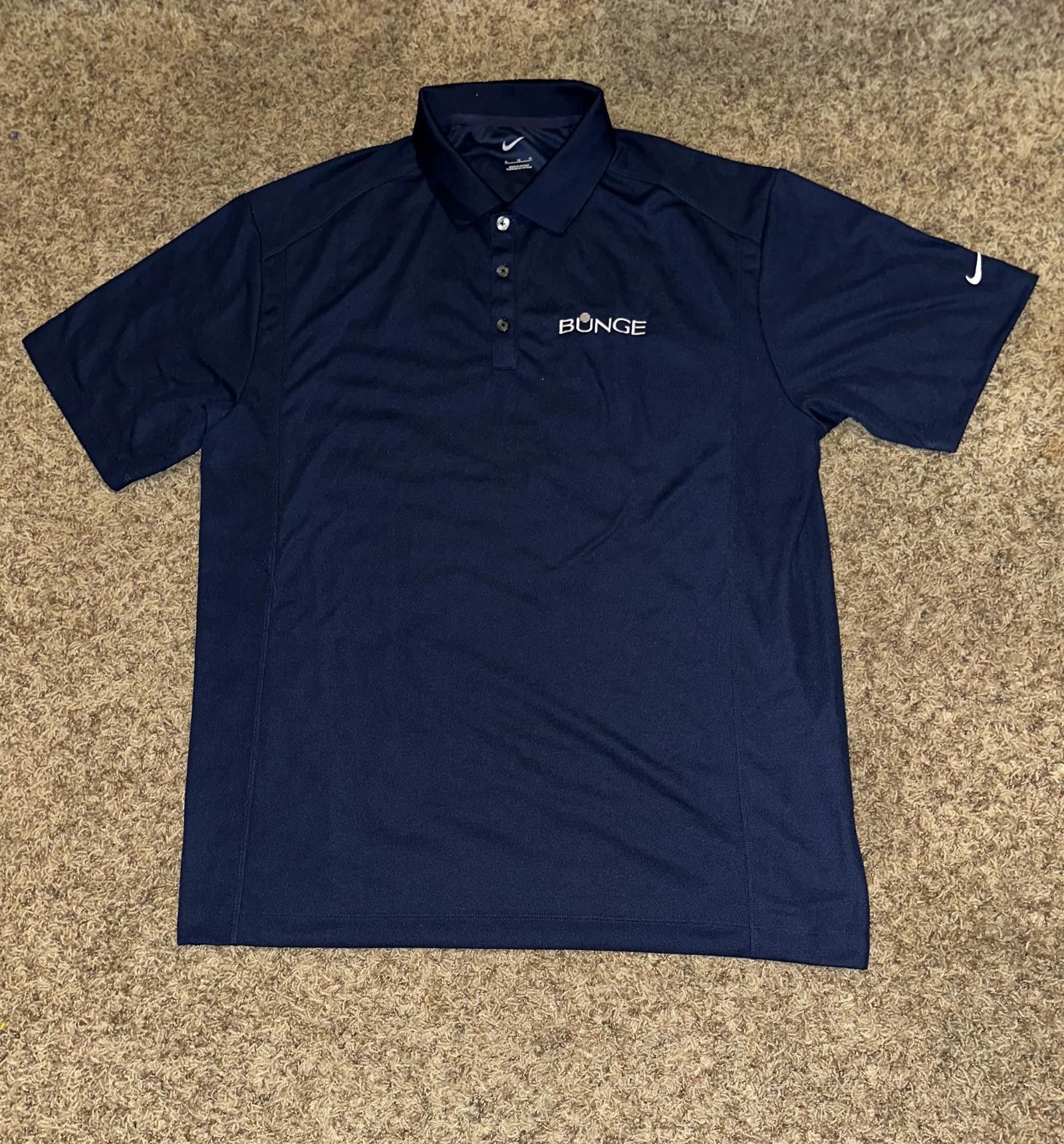 Nike Nike Men’s Dri-Fit Bunge Blue Classic Polo Size US L / EU 52-54 / 3 - 1 Thumbnail