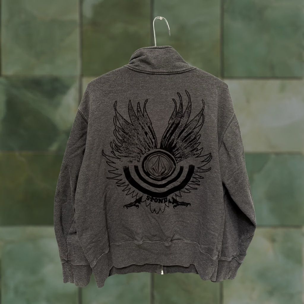 Volcom VINTAGE Volcom Men’s Gray Felt Zip Sweatshirt L Size US L / EU 52-54 / 3 - 1 Thumbnail