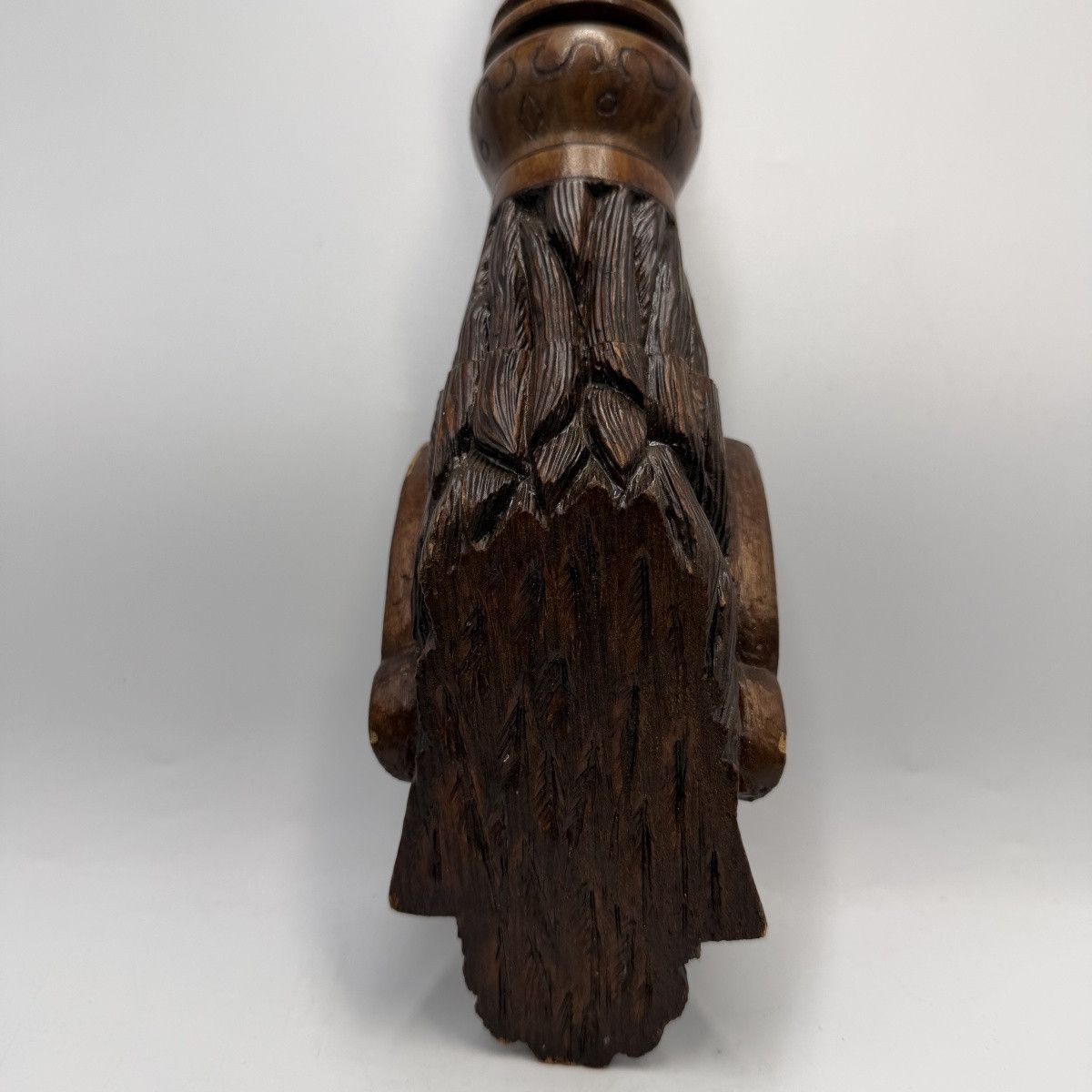 Vintage Vintage Hand Carved Wooden Wall Decor Bearded Man Folk Art Size ONE SIZE - 6 Thumbnail