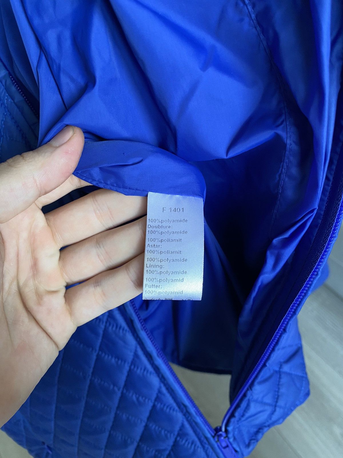 Lacoste × Vintage Lacoste quilted jacket women blue small logo Size M / US 6-8 / IT 42-44 - 7 Thumbnail