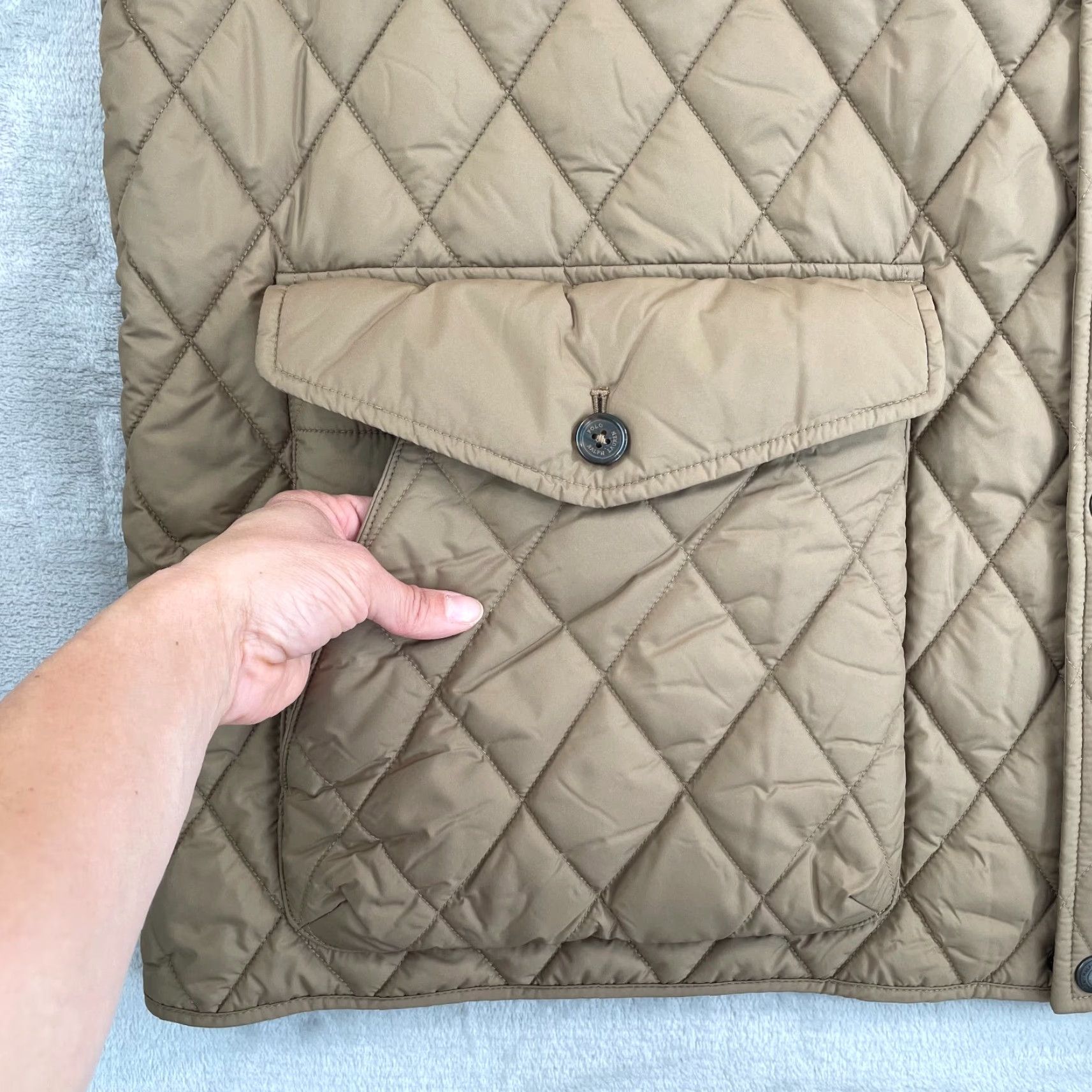 Polo Ralph Lauren VINTAGE Polo Ralph Lauren The Beaton Quilted Jacket Men 4XLT Tall Brown Water Repellent Size US XXL / EU 58 / 5 - 7 Thumbnail