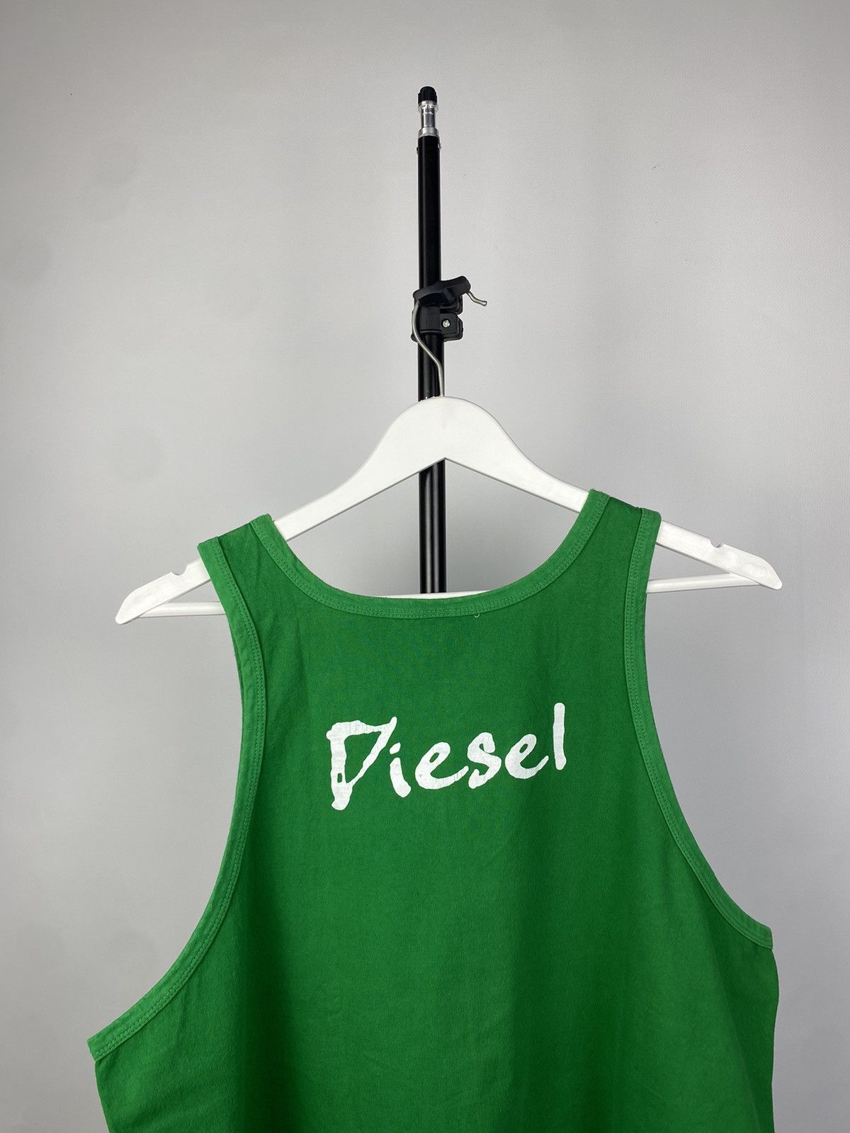 Diesel × Vintage Y2K Diesel Avant Garde Tank Top Back Print Streetwear Hype Size US M / EU 48-50 / 2 - 9 Thumbnail