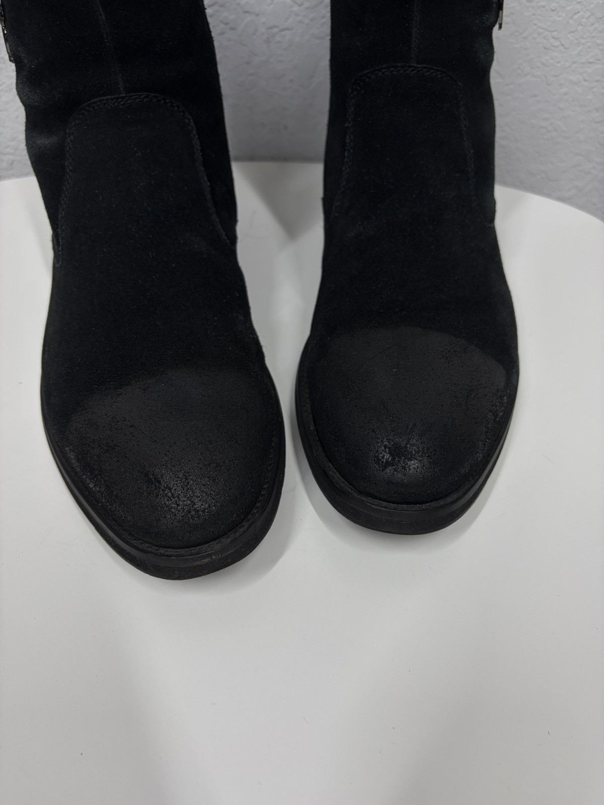 If Six Was Nine Artisan Black Harness High Guidi Vibe Leather Biker Boots Size US 9.5 / EU 42-43 - 7 Thumbnail