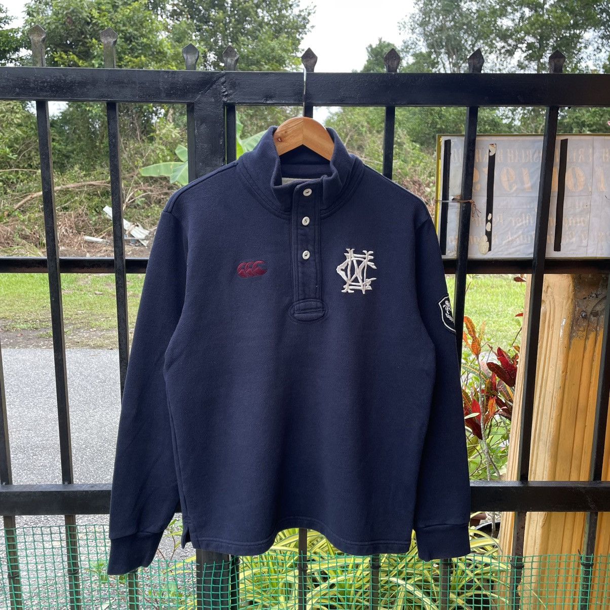 Canterbury of New Zealand 🔥Vintage Canterbury Logo Half Buttons Rugby Sweatshirts Size US S / EU 44-46 / 1 - 1 Thumbnail