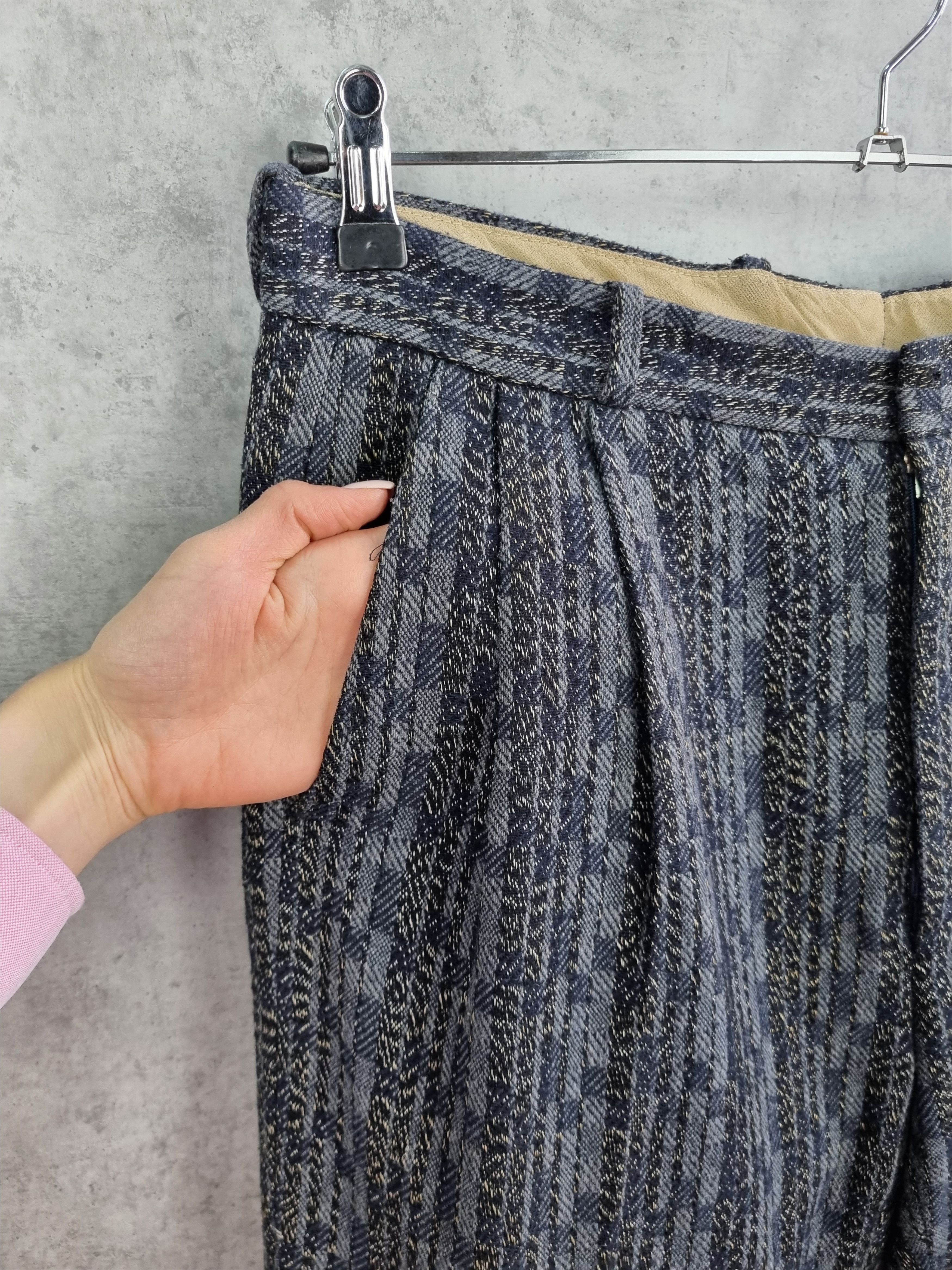 Seditionaries × Vintage 90s Unique Gorgeous Knitted Wool Pants Missoni Style Size US 33 - 6 Thumbnail