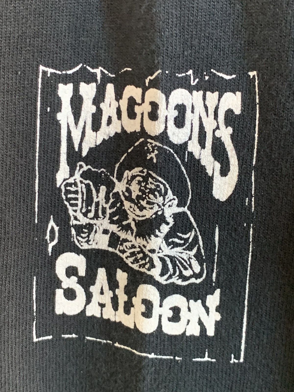 Vintage *RARE* Vintage Magoons Saloon Pollock Pines Biker LS Shirt Size US L / EU 52-54 / 3 - 6 Thumbnail