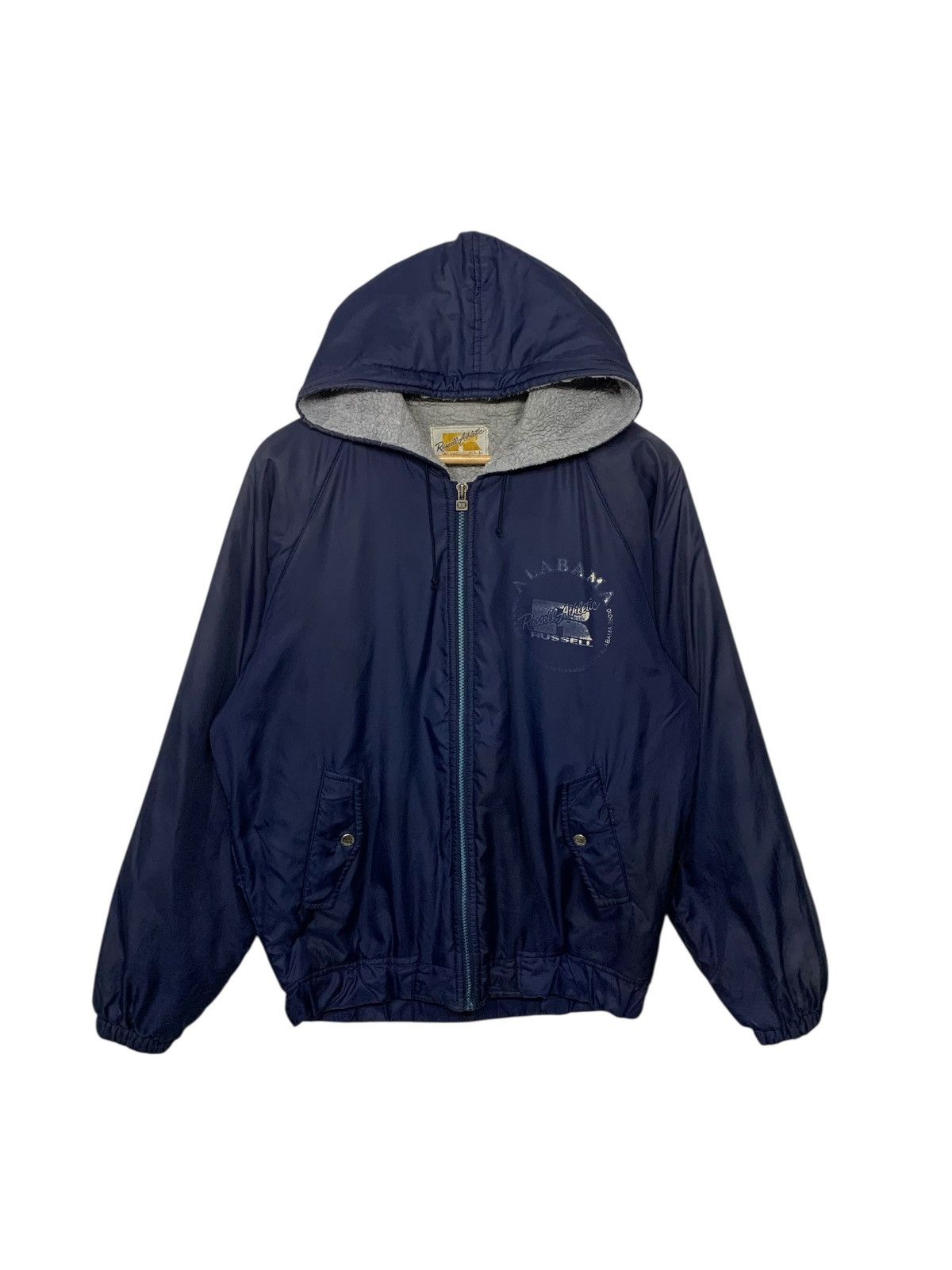 Russell Athletic × Vintage Vintage 90's Alabama By Russel Athletic Windbreaker Hoodie Size US M / EU 48-50 / 2 - 1 Thumbnail
