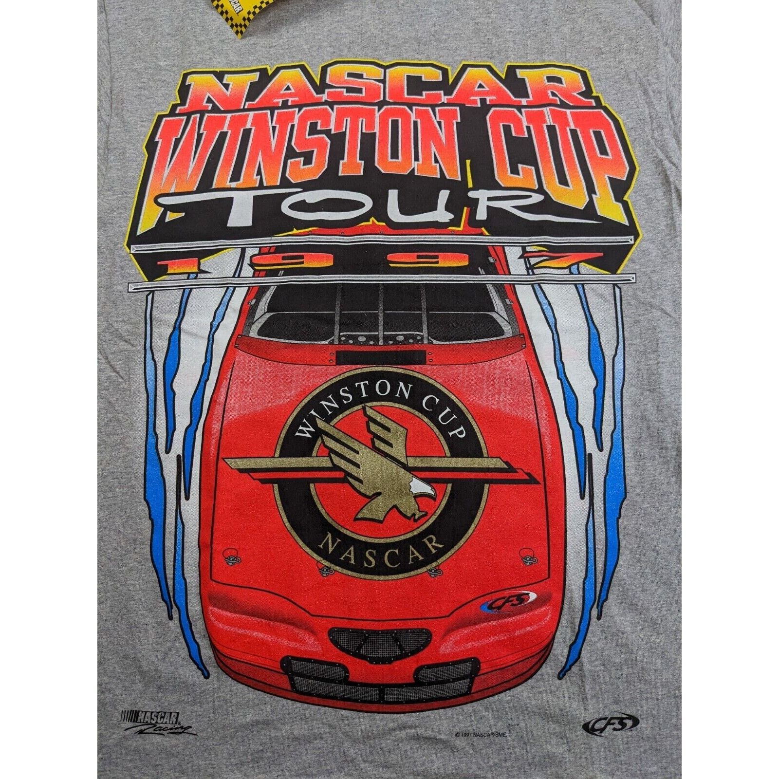 Delta NWT 1997 NASCAR Winston Cup Tour Series T-Shirt Deadstock Size US L / EU 52-54 / 3 - 2 Thumbnail