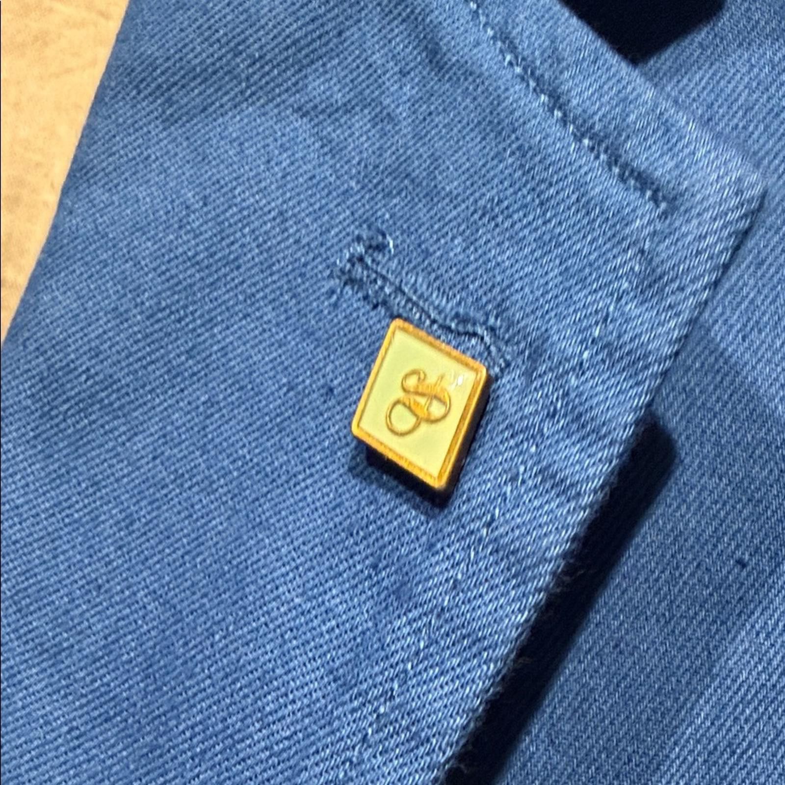 Scotch & Soda Scotch & Soda Men's Blue Blazer Size 42R - 4 Thumbnail