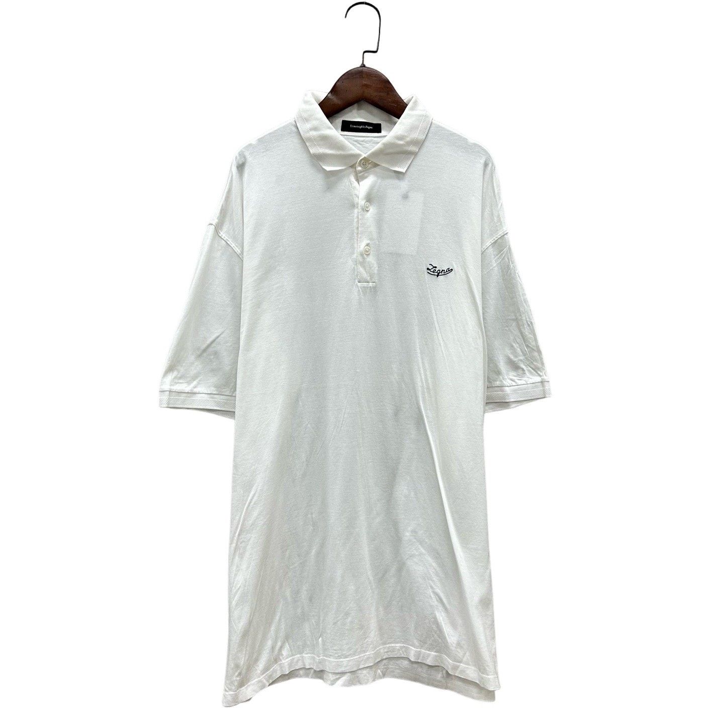 Ermenegildo Zegna Ermenegildo Zegna White Polo Shirt Size XXL Size US XXL / EU 58 / 5 - 1 Thumbnail