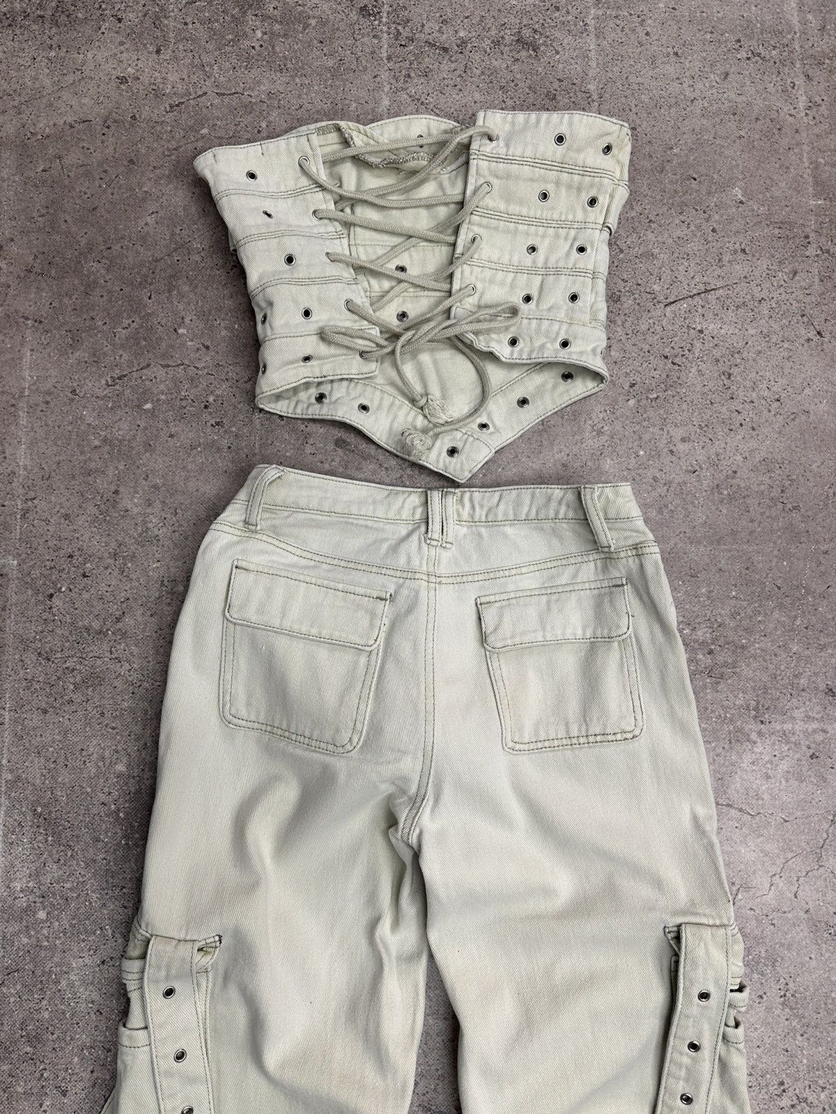 Junya Watanabe Vintage Suits Metal Avantgarde Japanese Rare Rick Owens Size 28" / US 6 / IT 42 - 10 Thumbnail