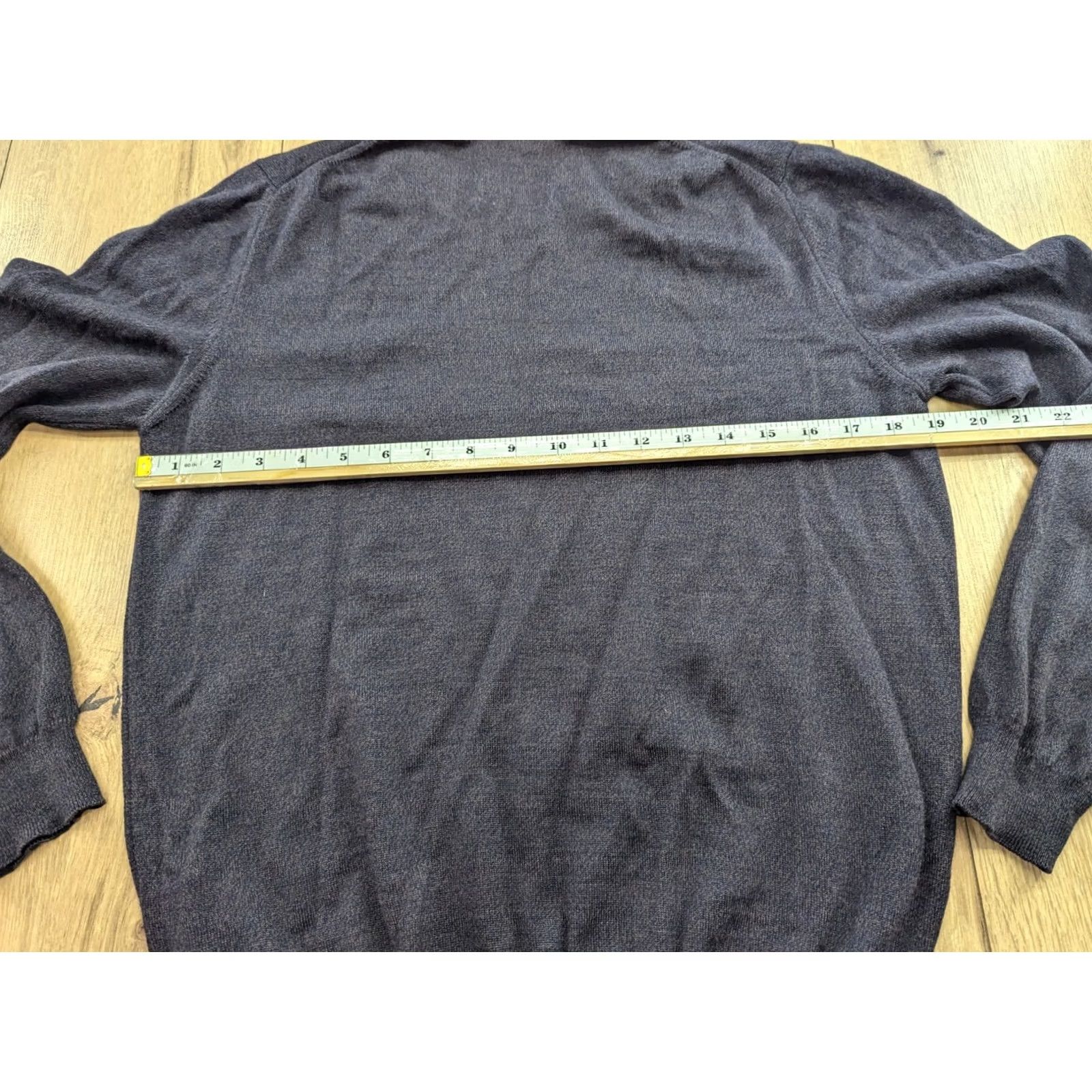 Vintage Stenstroms Zegna Baruffa Mens Jumper Size L Merino Wool Crew Neck Sweater Size US XL / EU 56 / 4 - 2 Thumbnail
