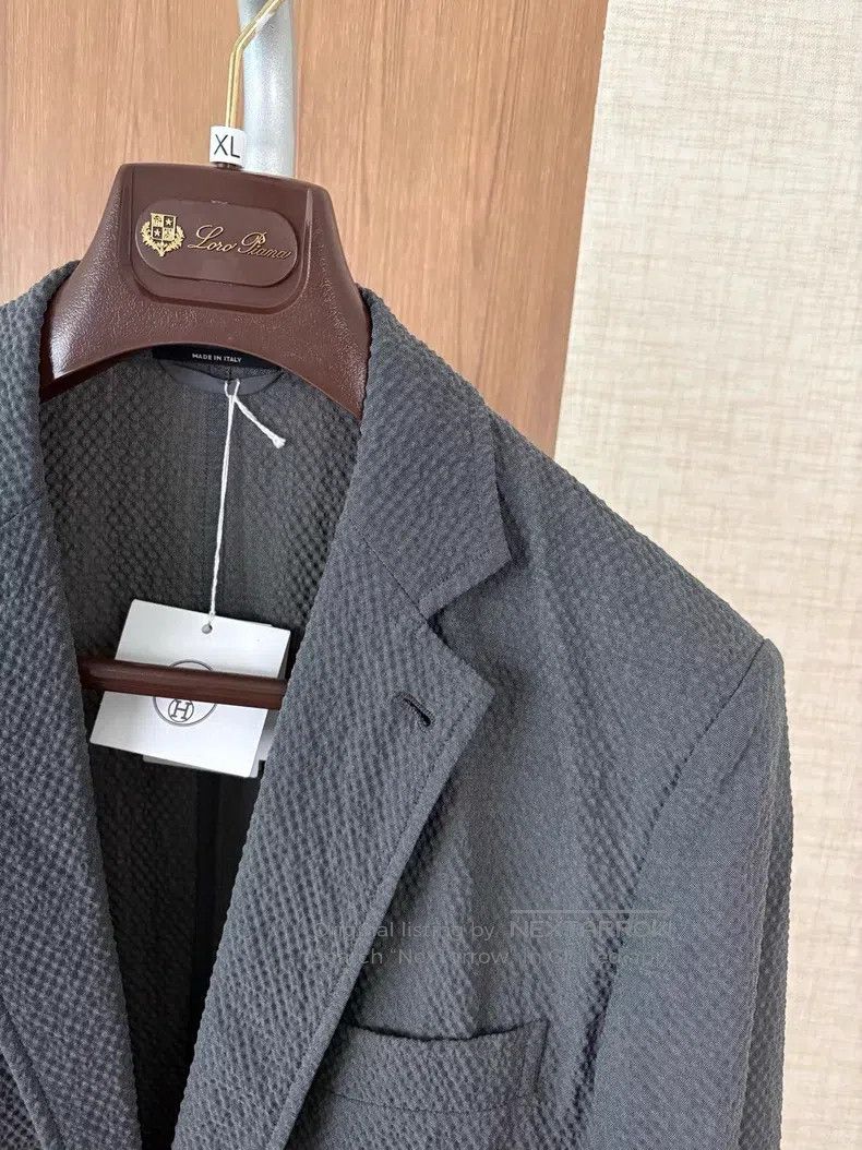 Hermes Hermes Men's Casual Jacket, Lightweight Wool Bubble Cloth Size US M / EU 48-50 / 2 - 3 Thumbnail
