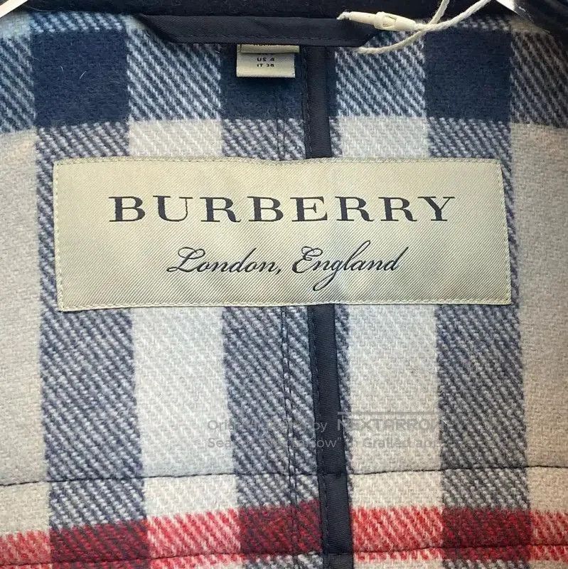 Burberry Burberry Women's Black Wool Coat. Size S / US 4 / IT 40 - 6 Thumbnail